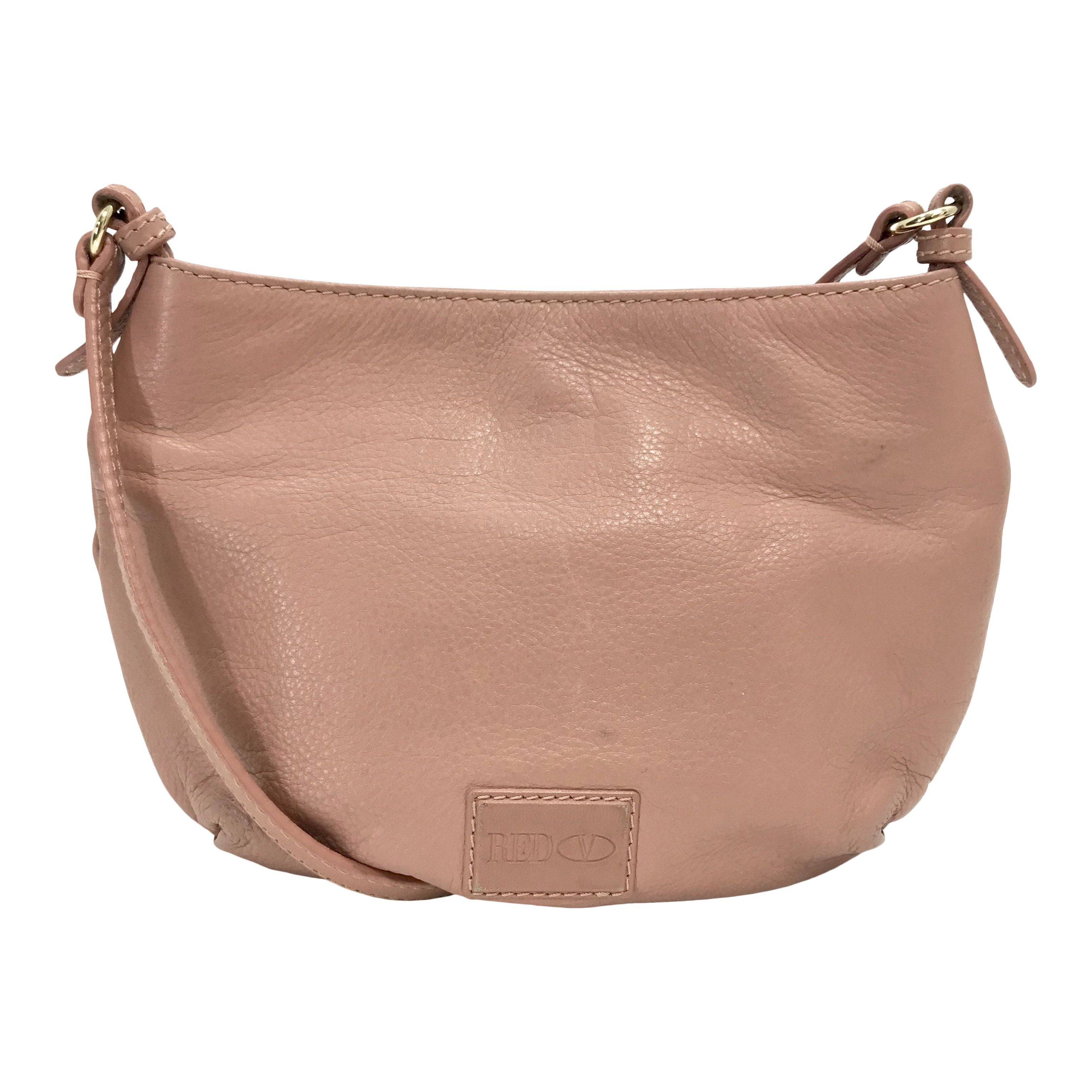 Red Valentino Leather Bow-Accented Crossbody Bag