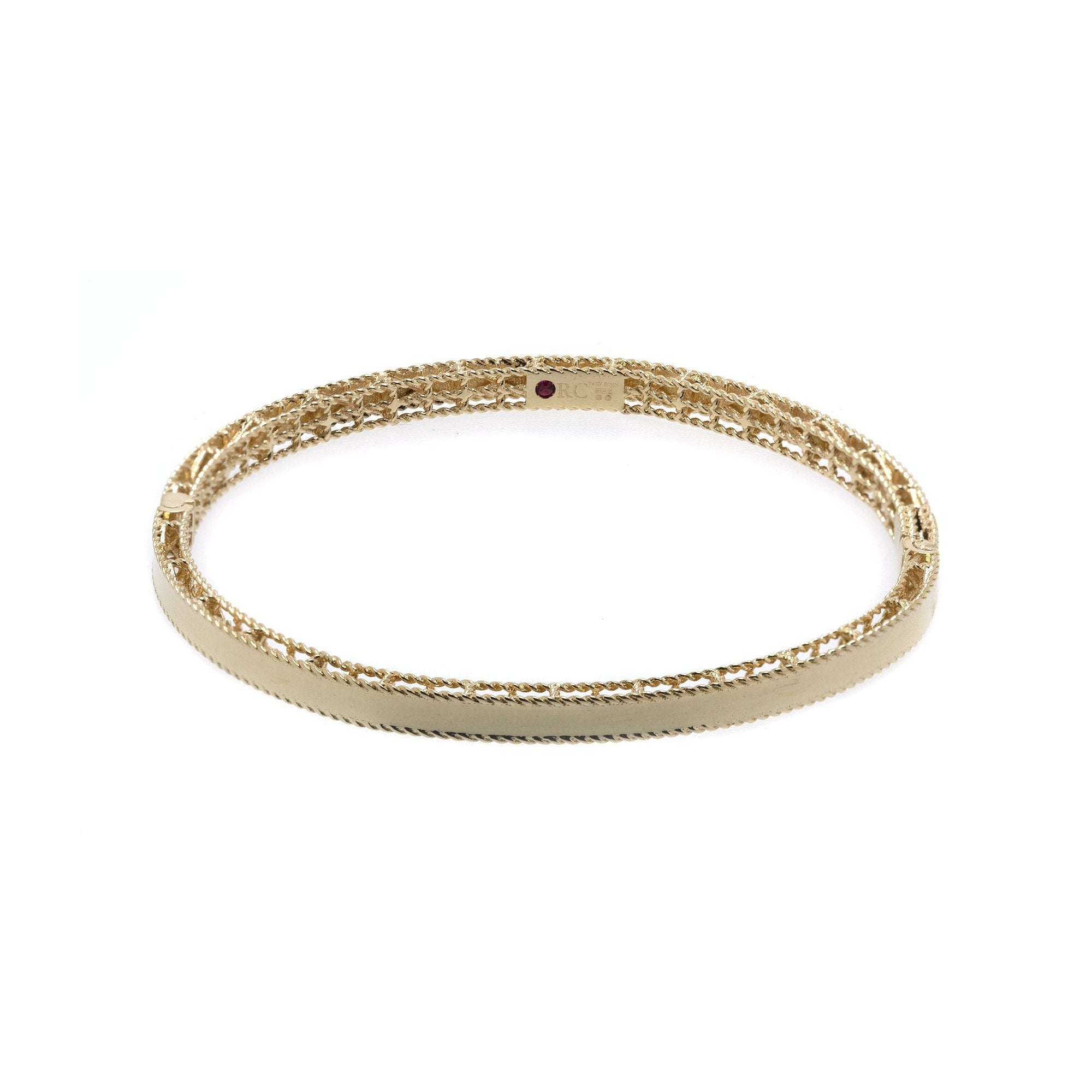 Roberto Coin 18k Gold Symphony Princess Oval Bracelet