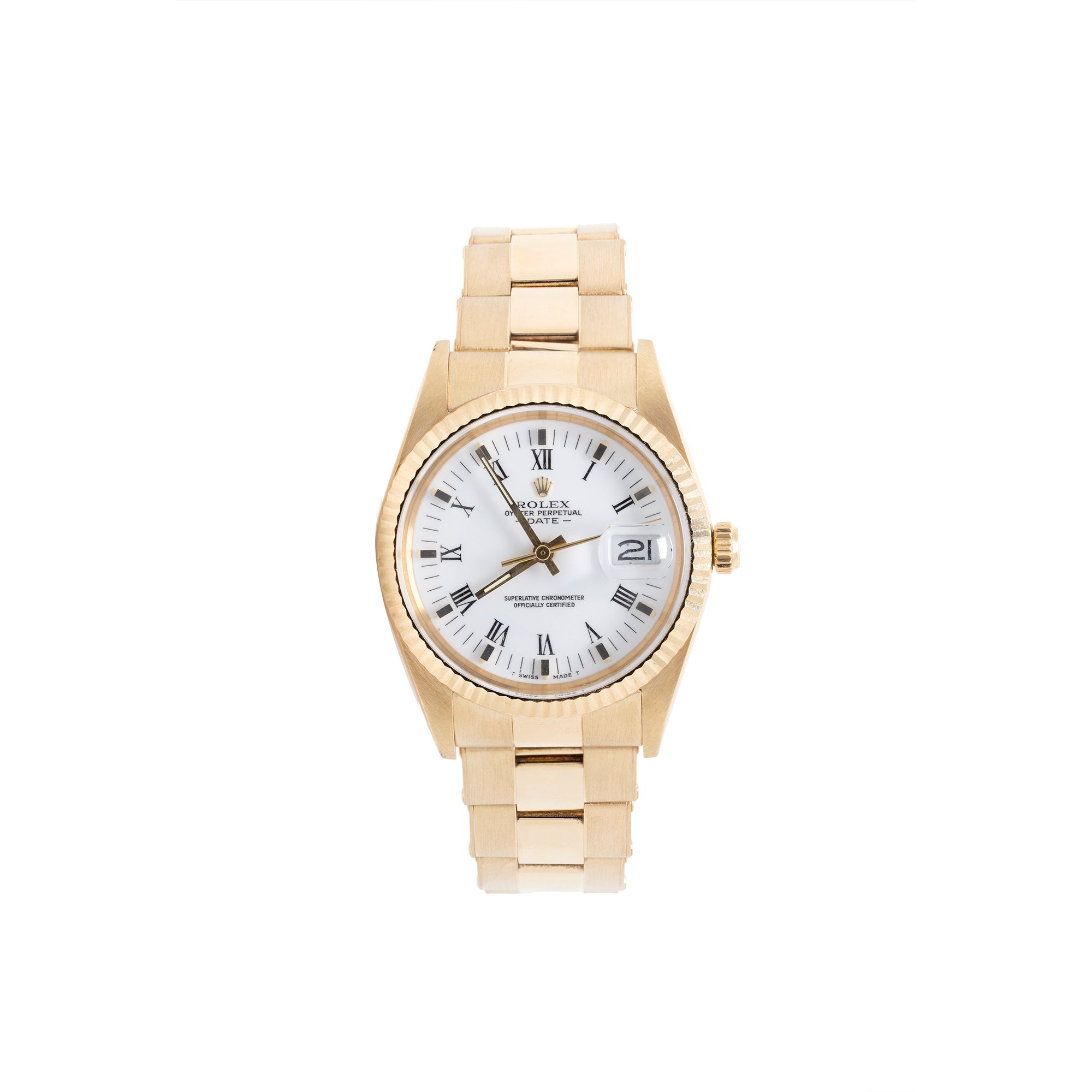 Rolex 18k Yellow Gold Oyster Perpetual Date