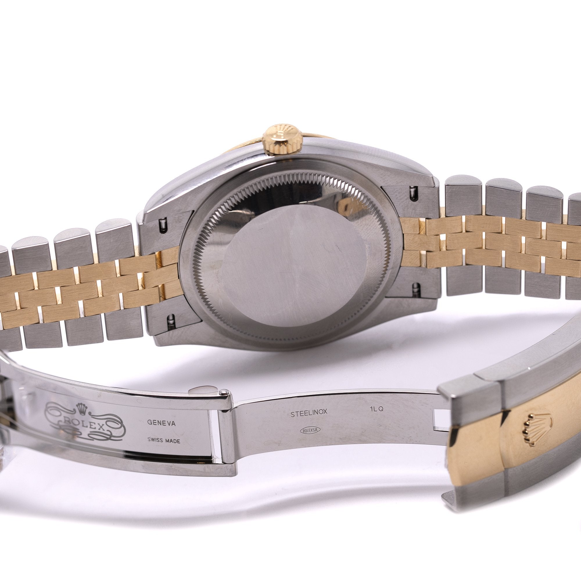 Rolex 2021 Two-Tone Datejust 36 mm Watch w/ Diamond Dial & Box & Papers