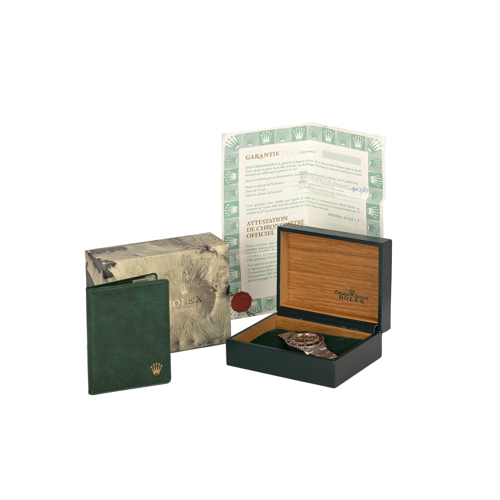 Rolex GMT-Master Pepsi Watch w/ Box & Papers