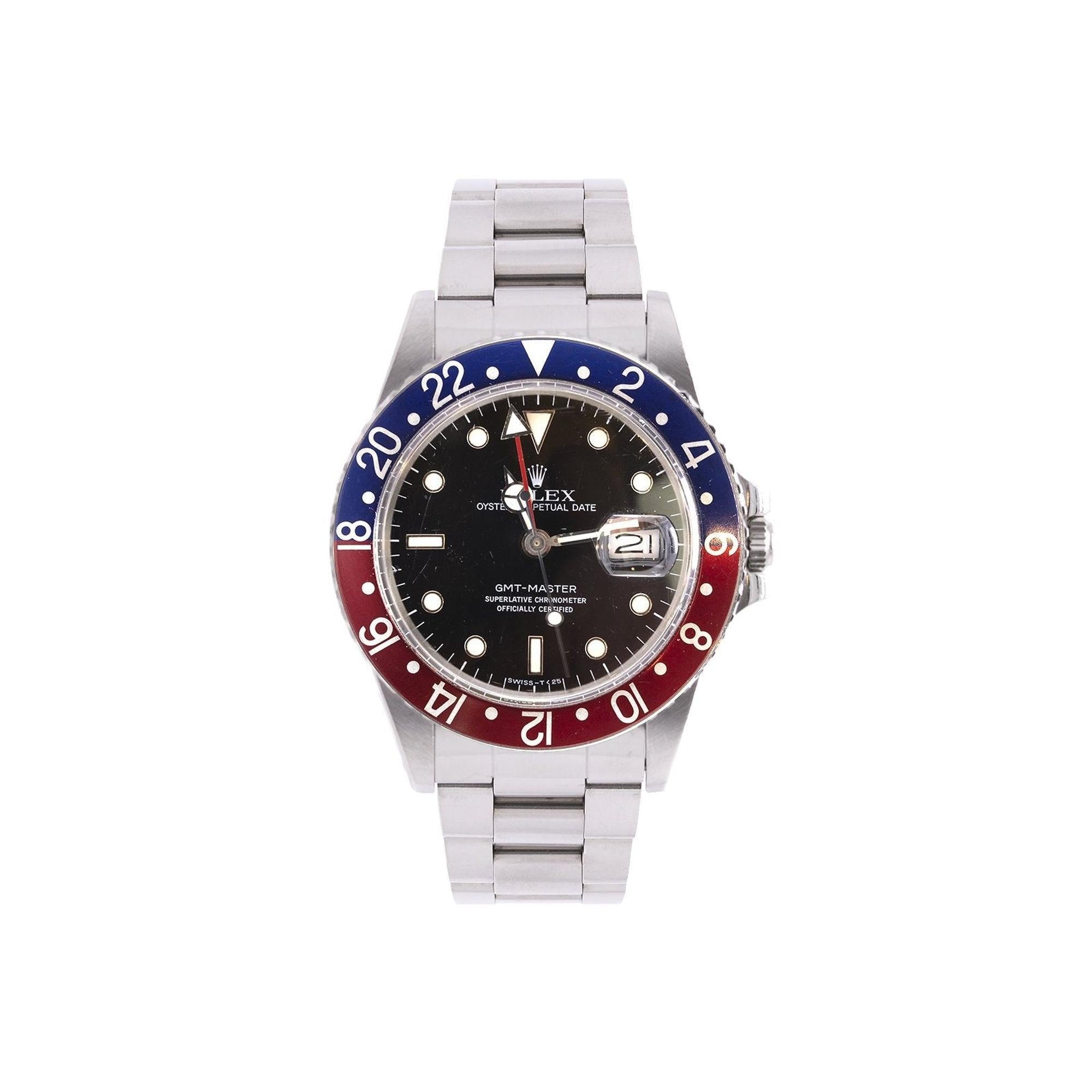 Rolex GMT-Master Pepsi Watch w/ Box & Papers