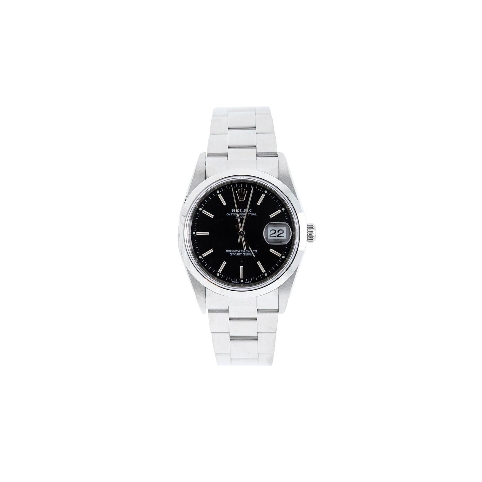 Rolex Oyster Perpetual Date 34 mm Watch