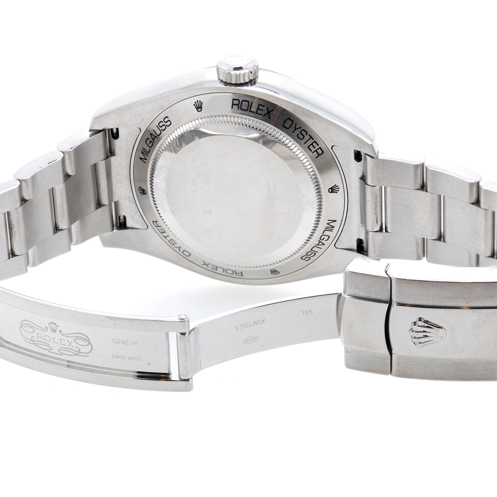 Rolex Oyster Perpetual Milgauss Watch w/ Box & Papers