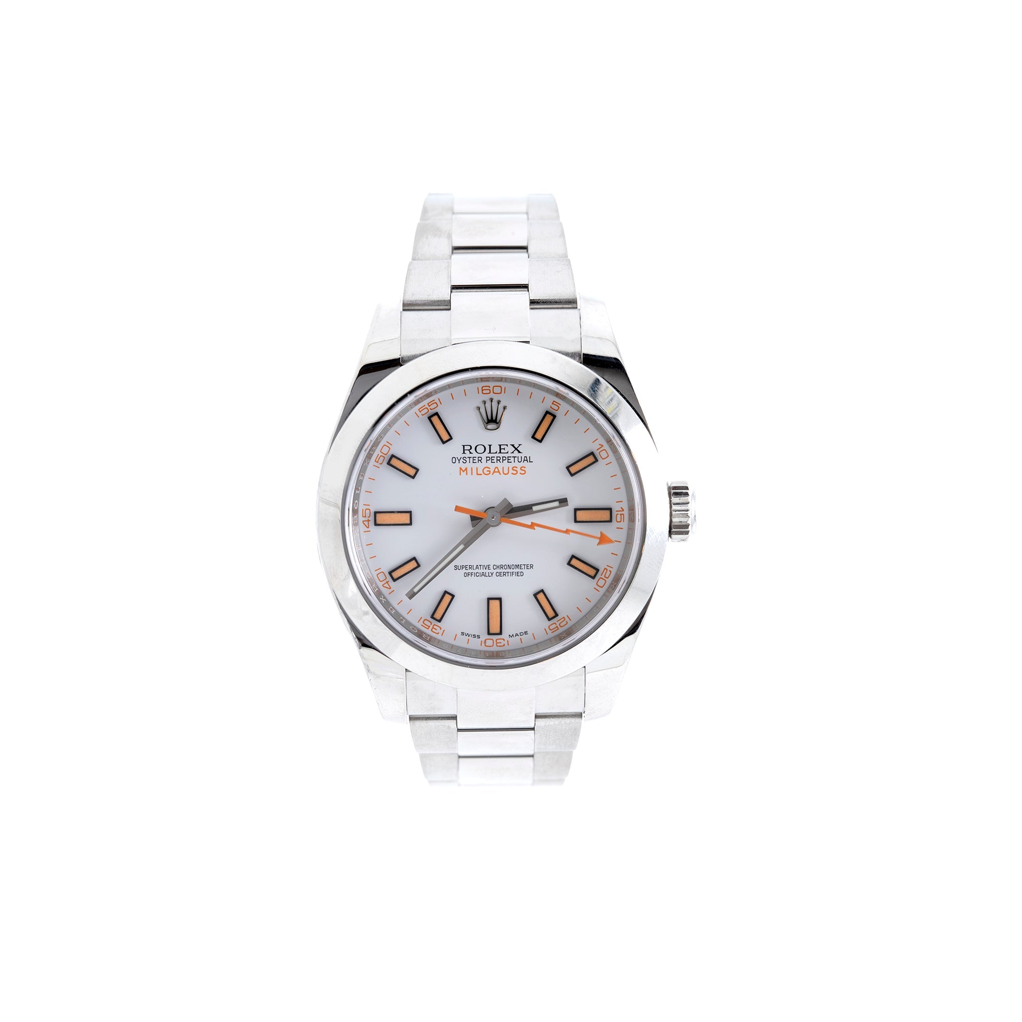 Rolex Oyster Perpetual Milgauss Watch w/ Box & Papers