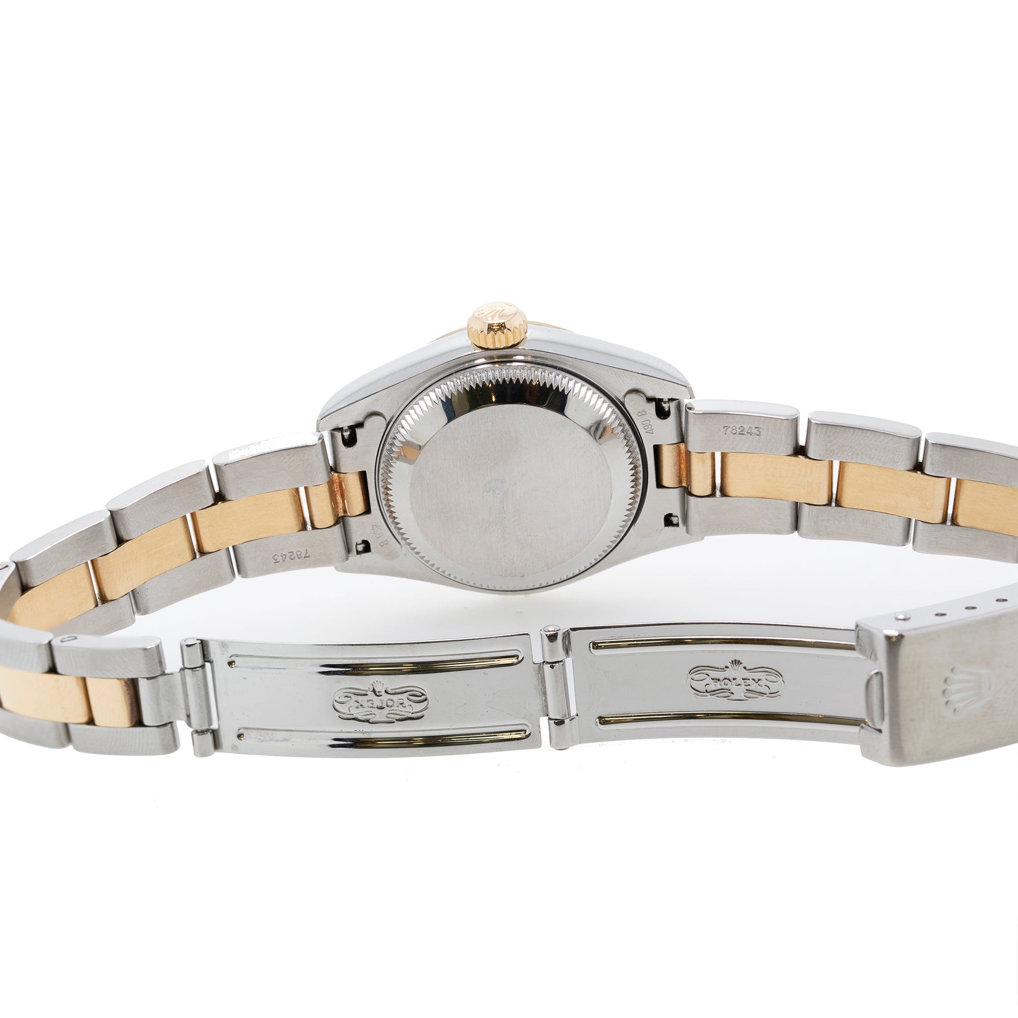 Rolex Two-Tone Datejust 26 mm Diamond Dial Watch