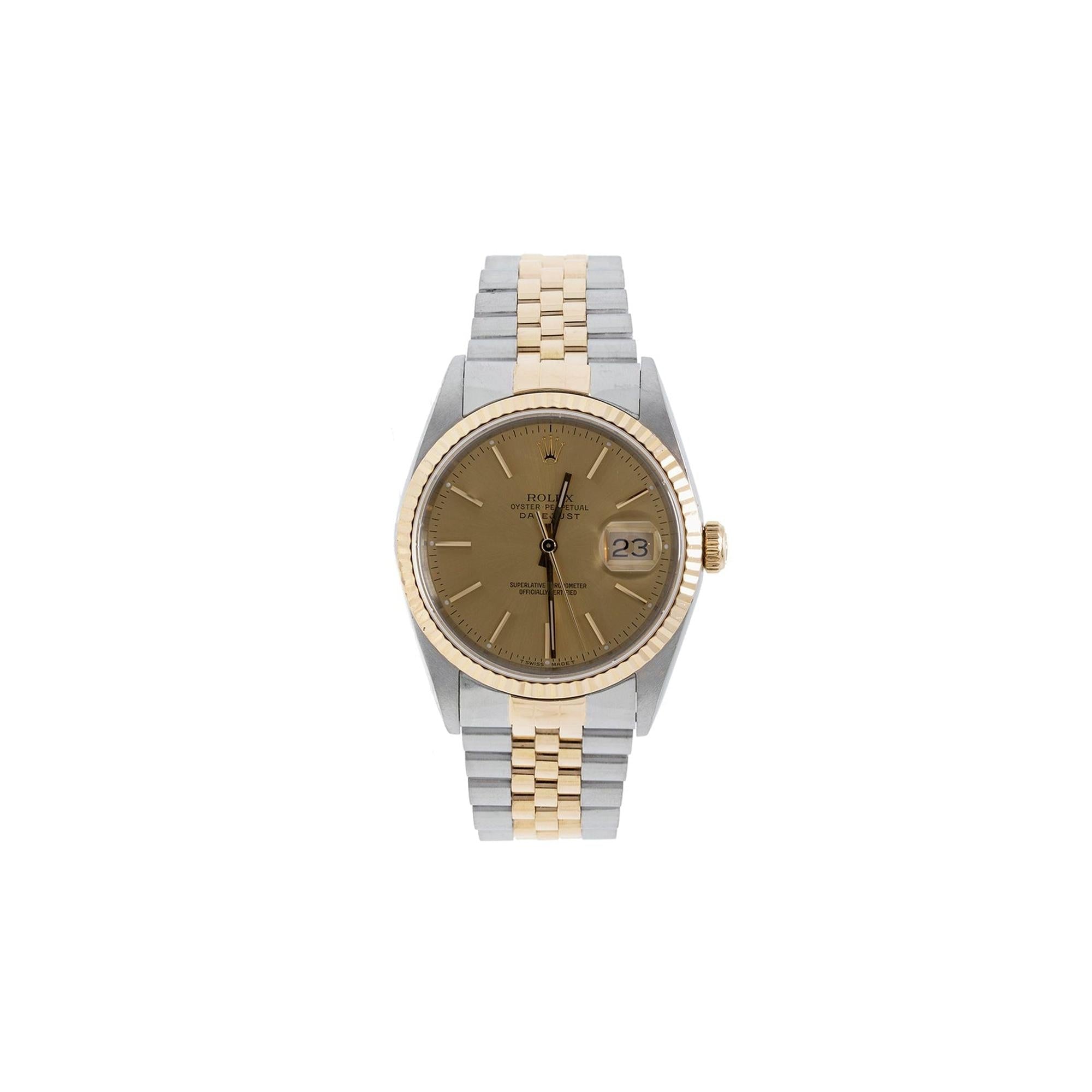 Rolex Two-Tone Datejust 36 mm Watch