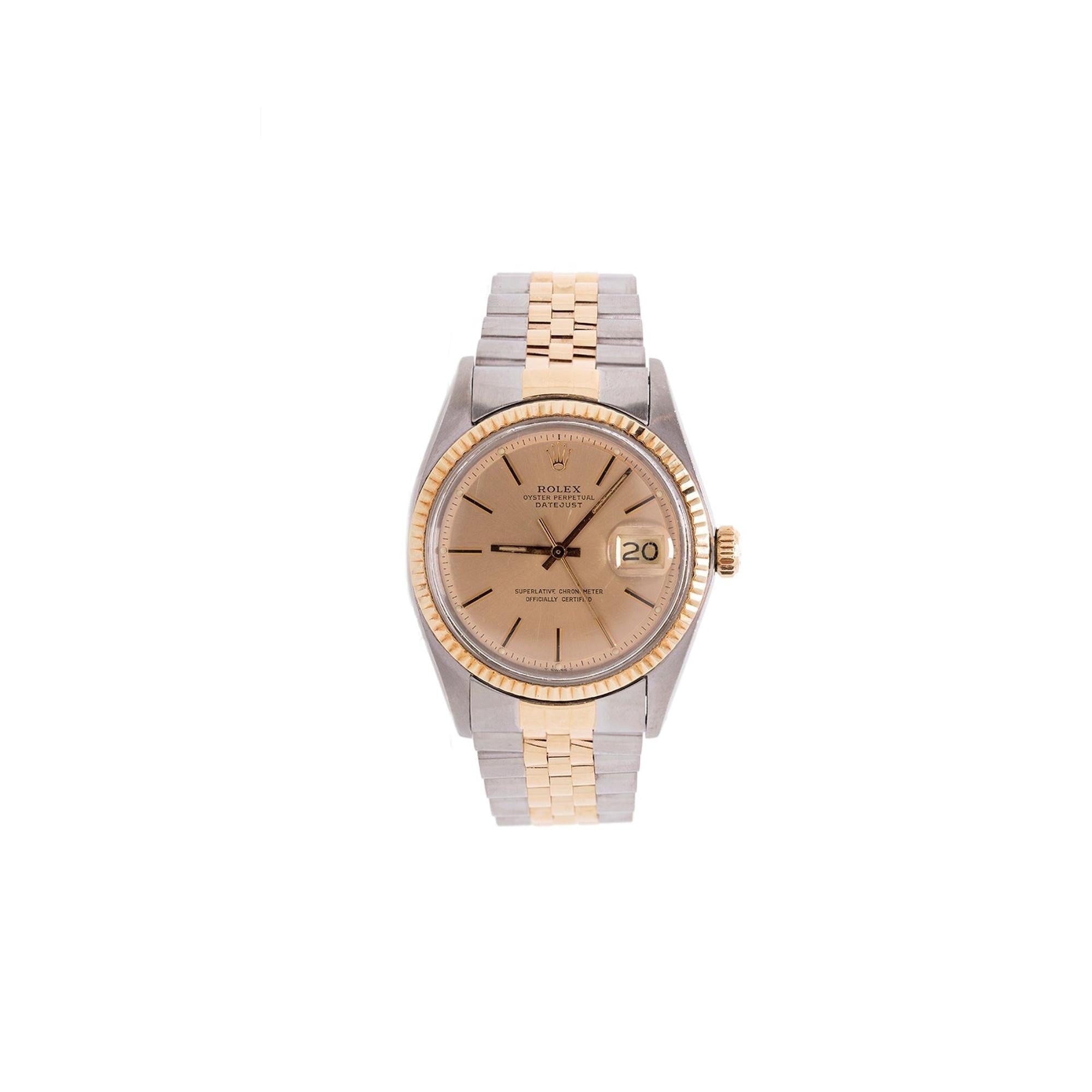 Rolex Two-Tone Datejust 36 mm Watch