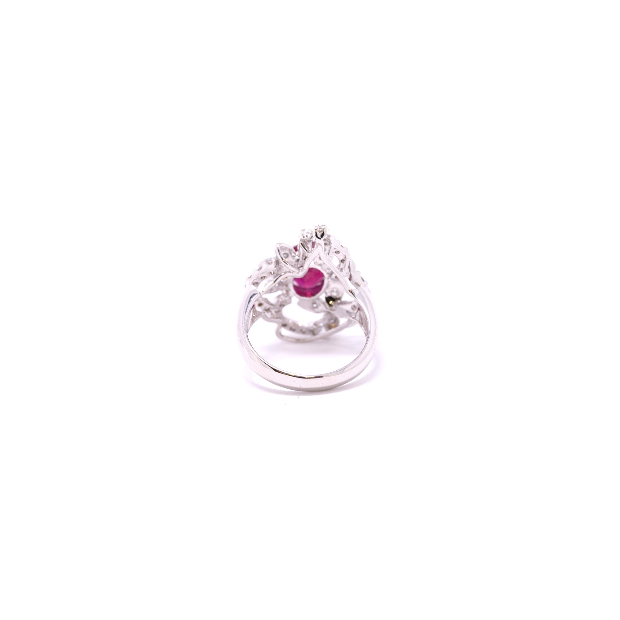 Ruby & Diamond Cocktail Ring