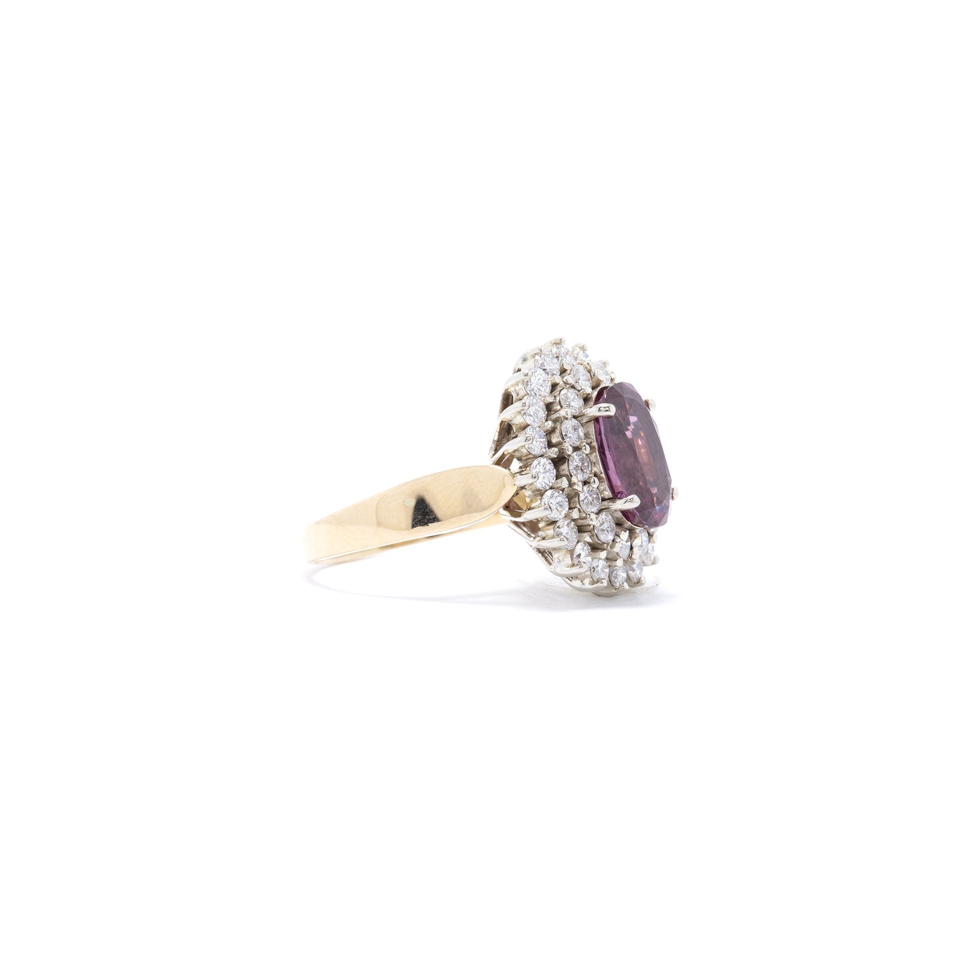 Ruby & Diamond Cocktail Ring