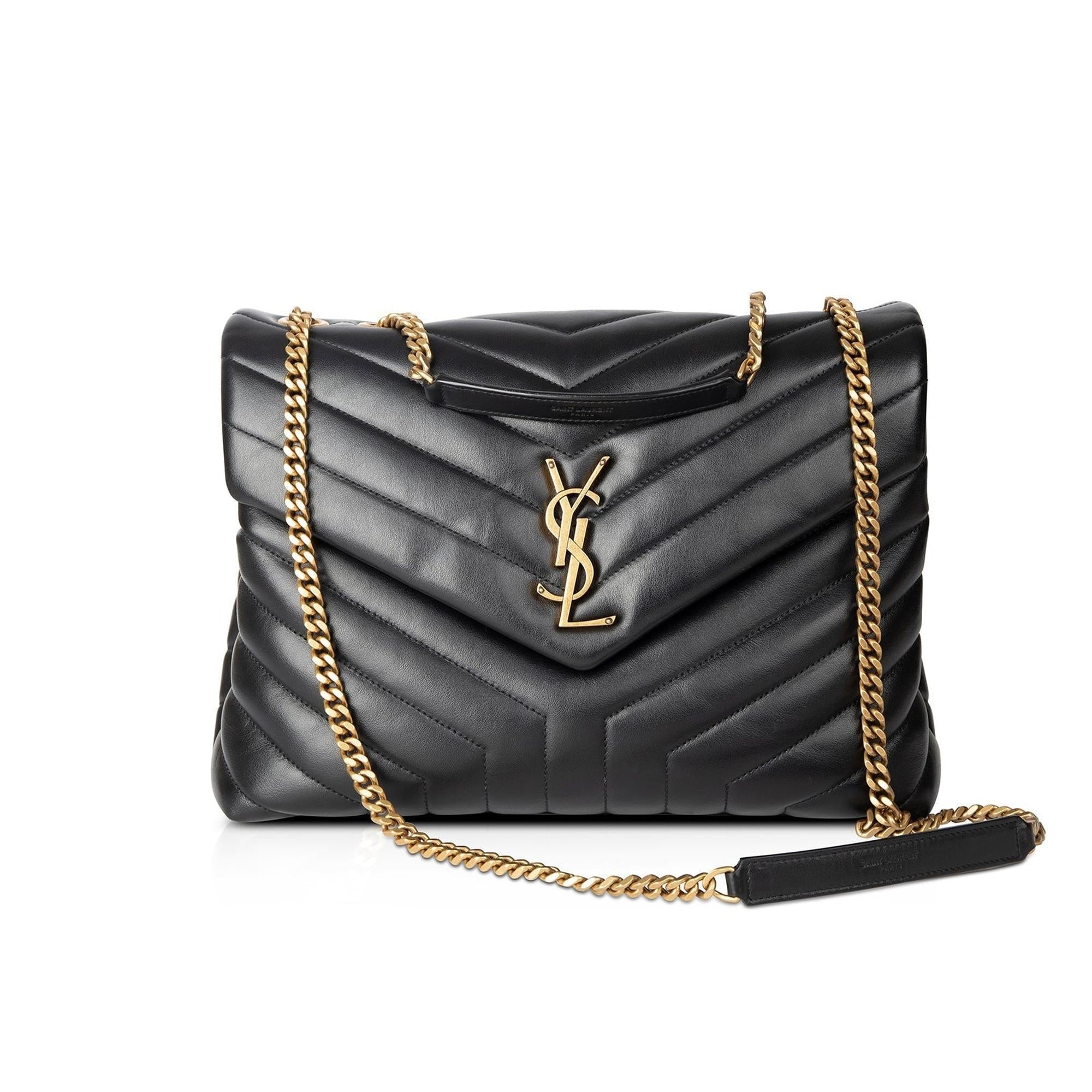 Saint Laurent 2020 Medium Loulou Monogram Shoulder Bag