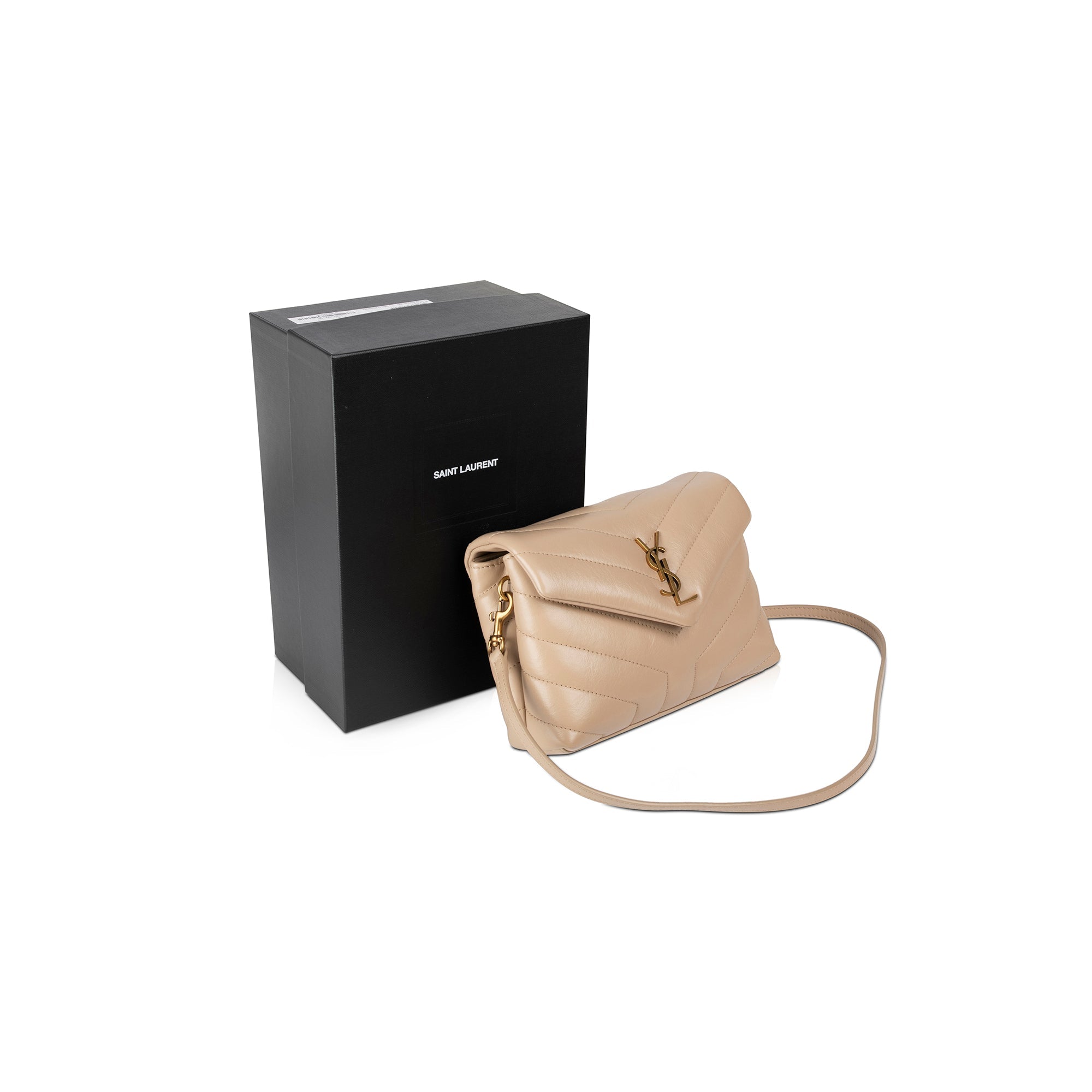 Saint Laurent 2020 Monogram Matelasse Toy Loulou Crossbody Bag w/ Box