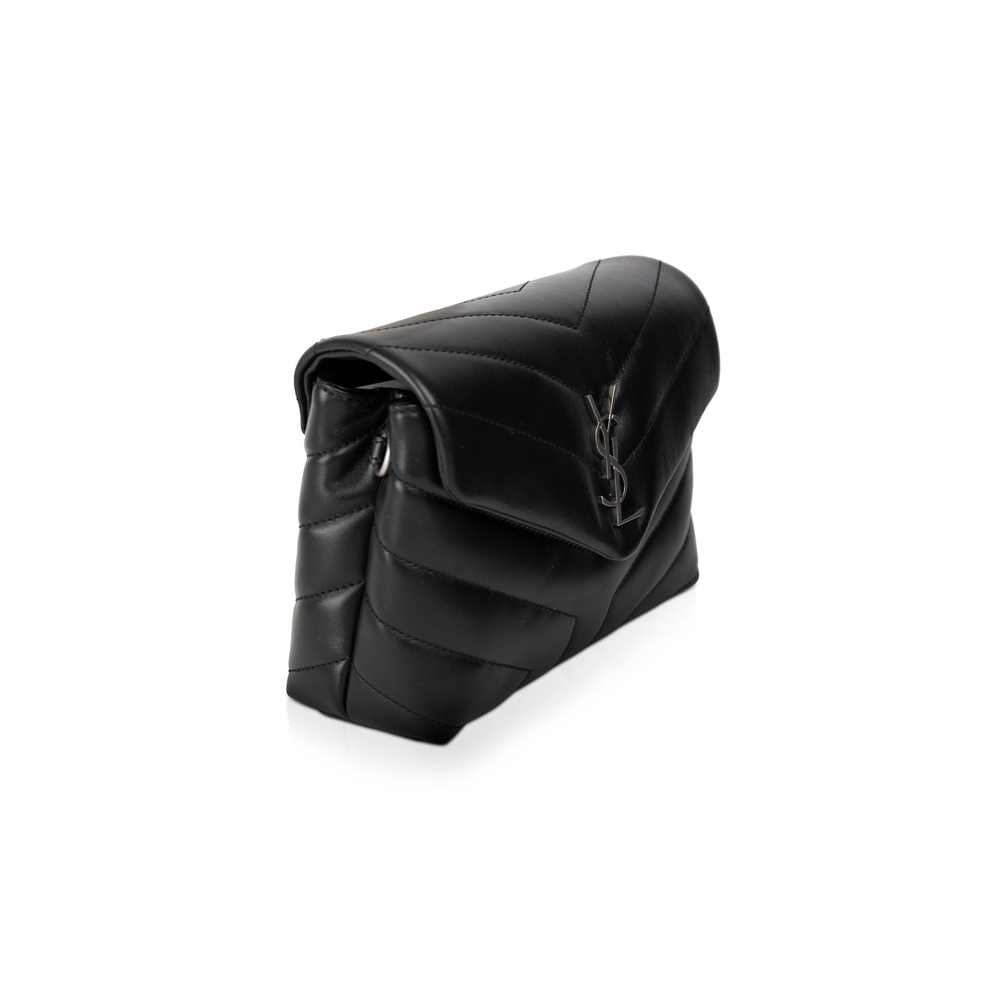 Saint Laurent 2020 Monogram Matelasse Toy Loulou Crossbody Bag w/ Box