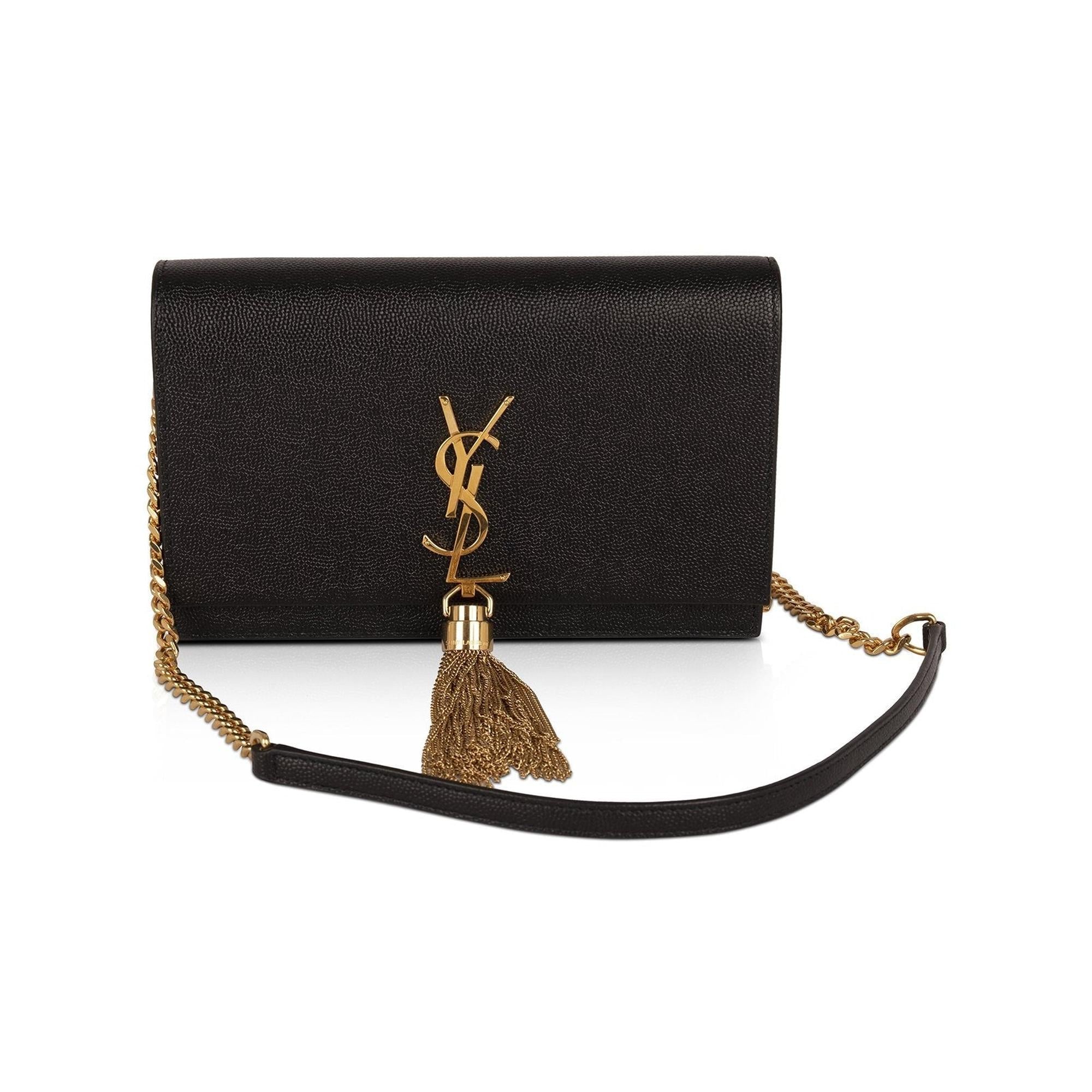 Saint Laurent 2020 Small Kate Tassel Wallet on Chain w/ Box