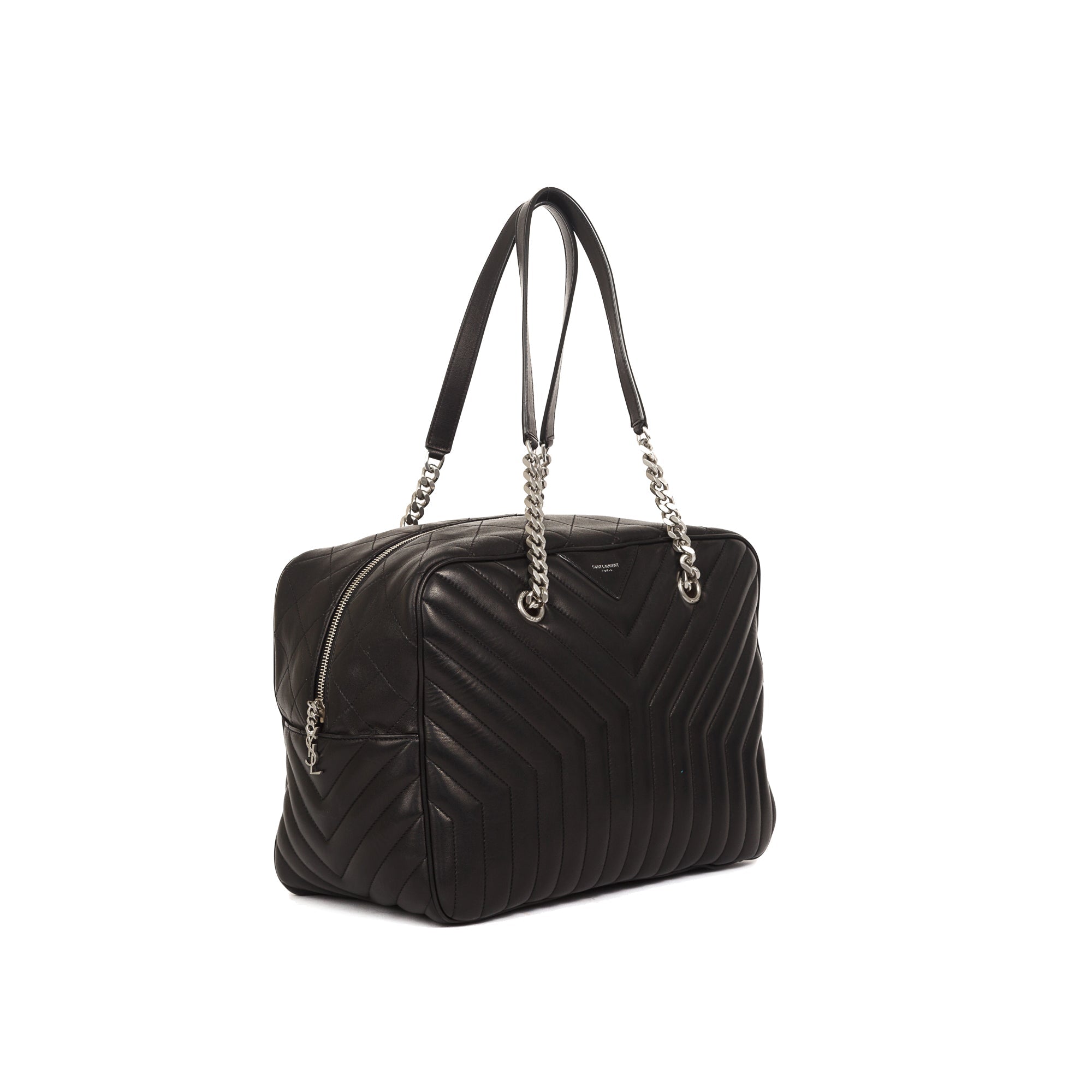 Saint Laurent 2021 Matelasse Joan Bowling Bag