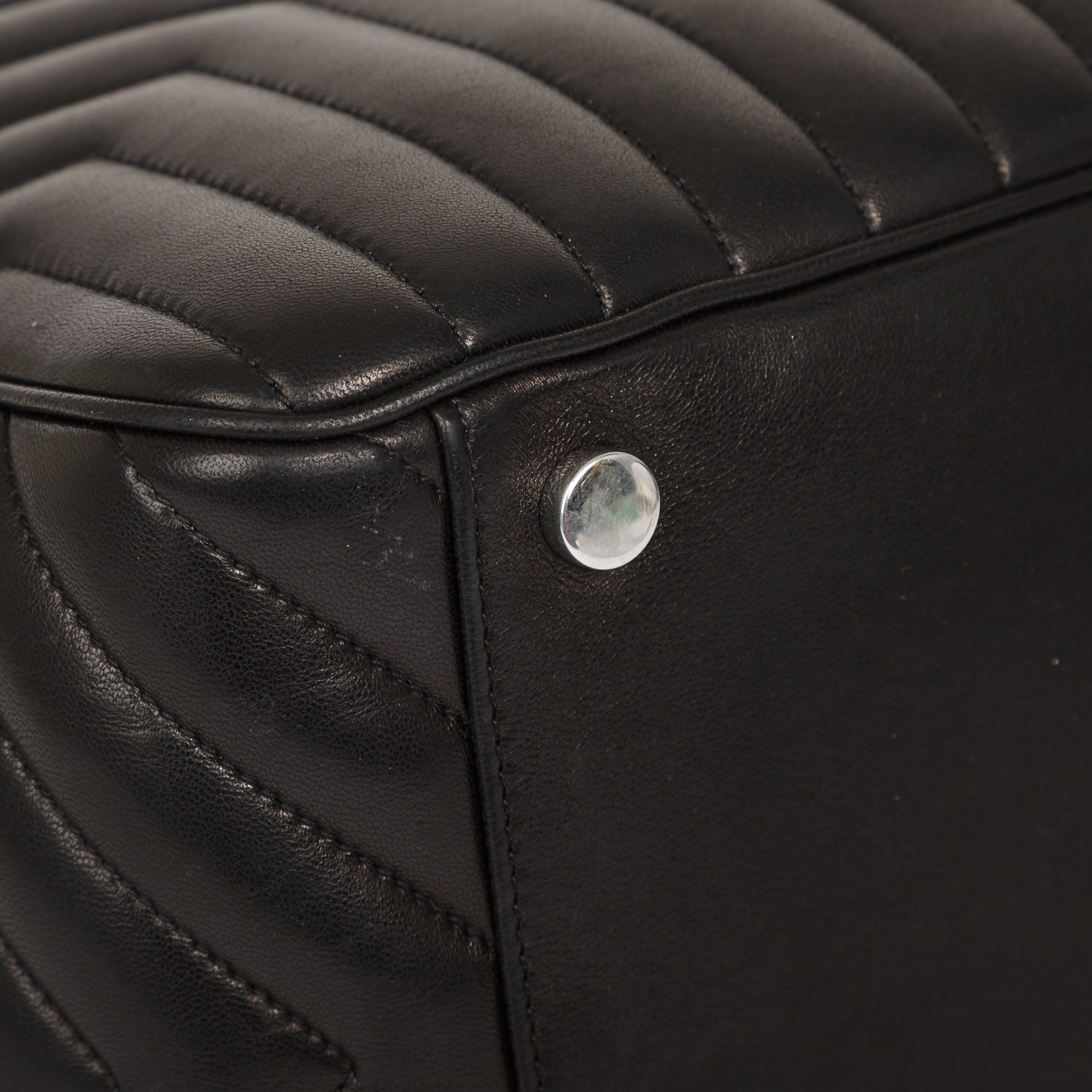 Saint Laurent 2021 Matelasse Joan Bowling Bag