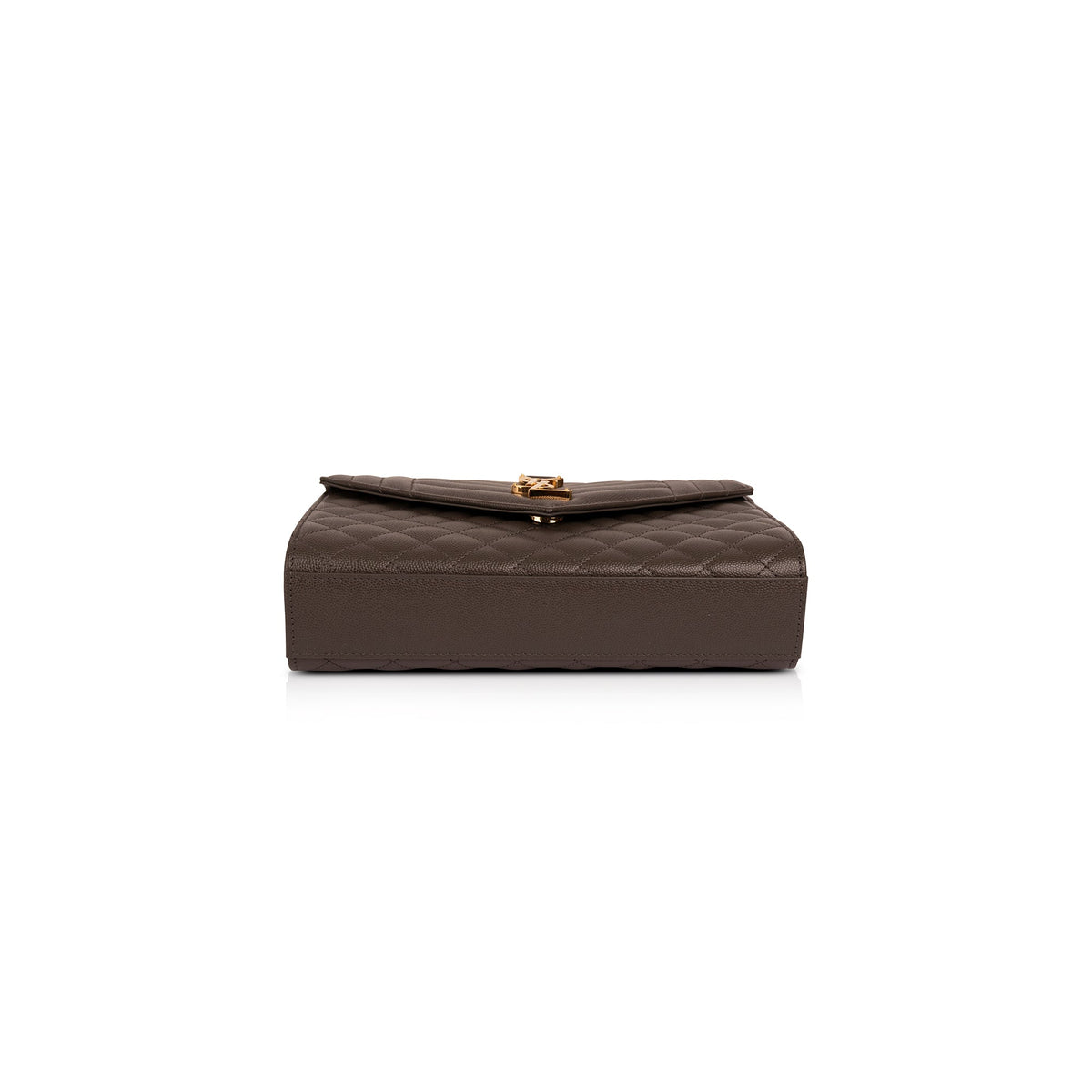 Saint Laurent 2021 Medium Monogram Matelasse Envelope Chain Bag w/ Box
