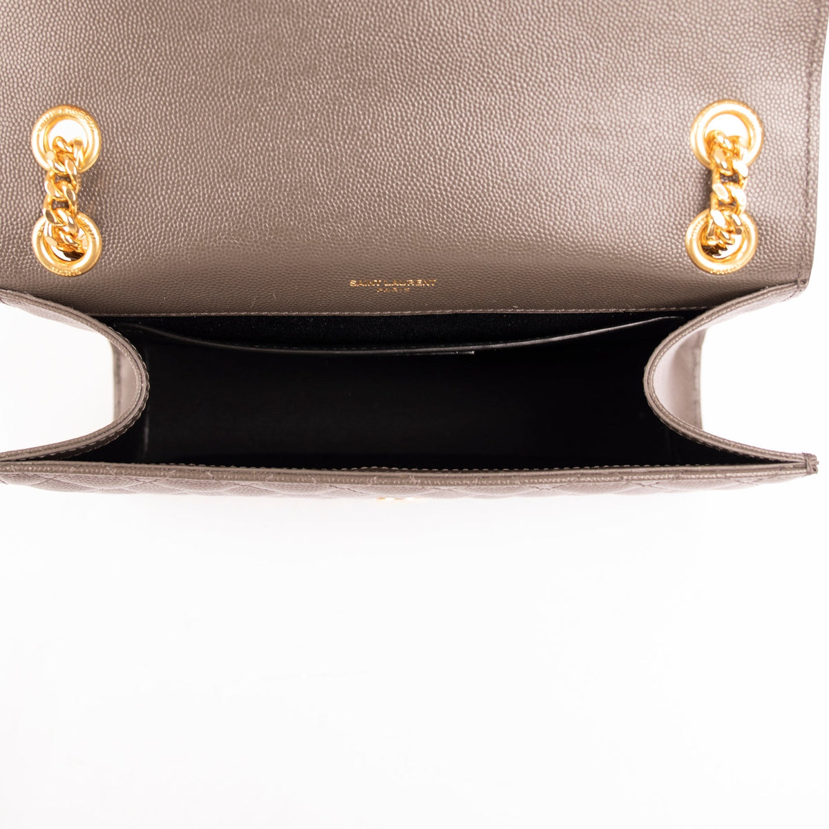 Saint Laurent 2021 Medium Monogram Matelasse Envelope Chain Bag w/ Box