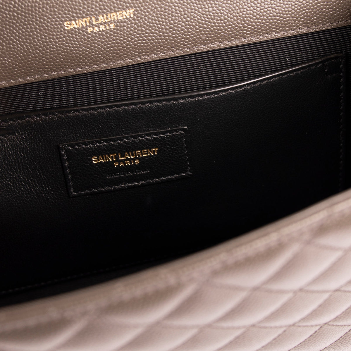 Saint Laurent 2021 Medium Monogram Matelasse Envelope Chain Bag w/ Box