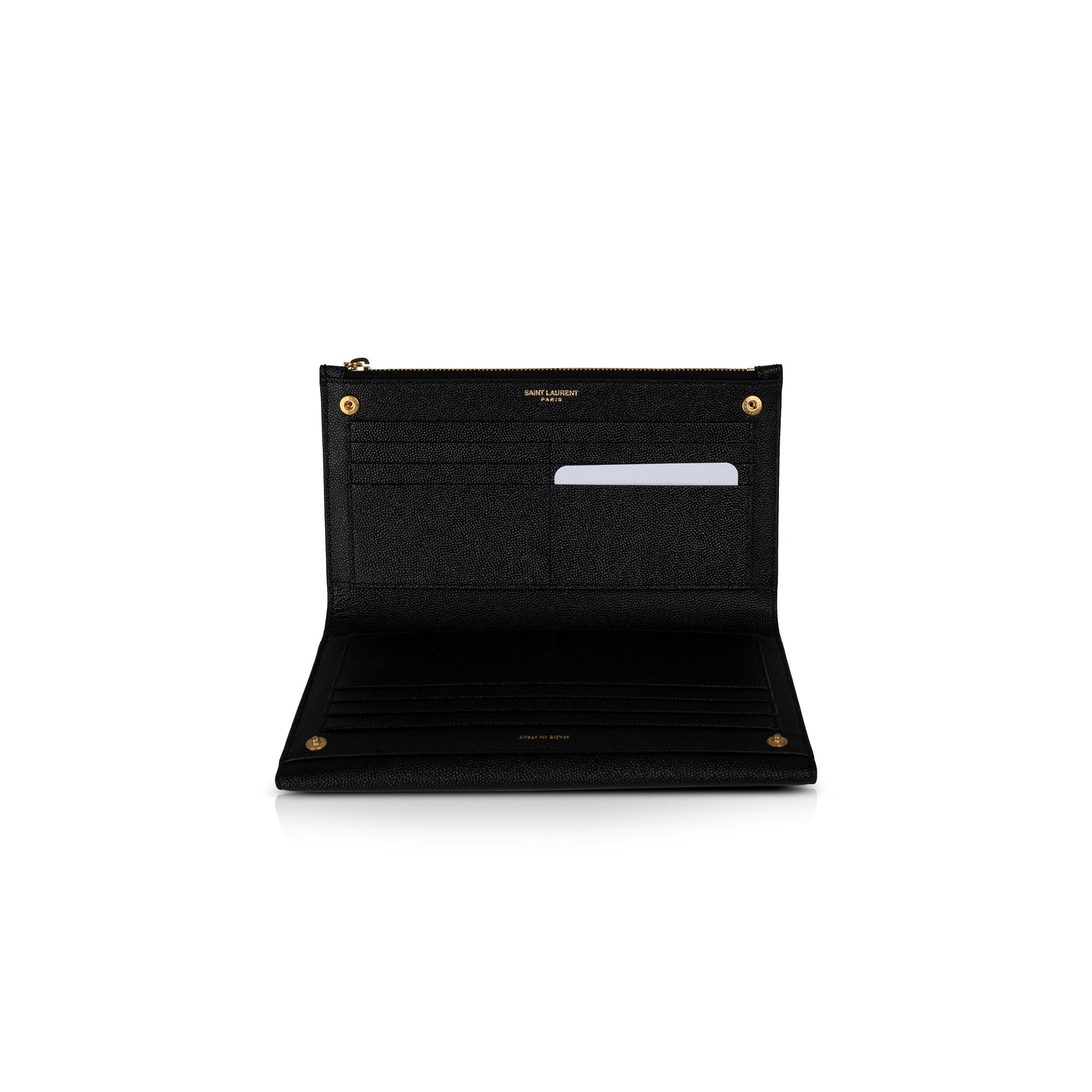 Saint Laurent 2021 Uptown Large Wallet w/ Box