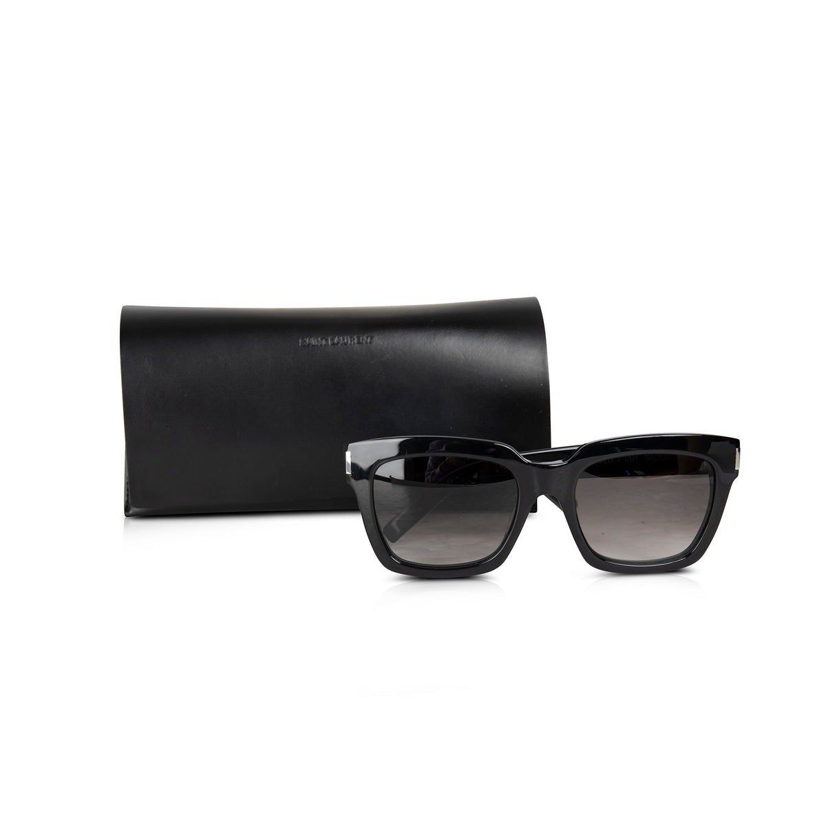 Saint Laurent Bold 1 001 Sunglasses w/ Case – OLIVER'S