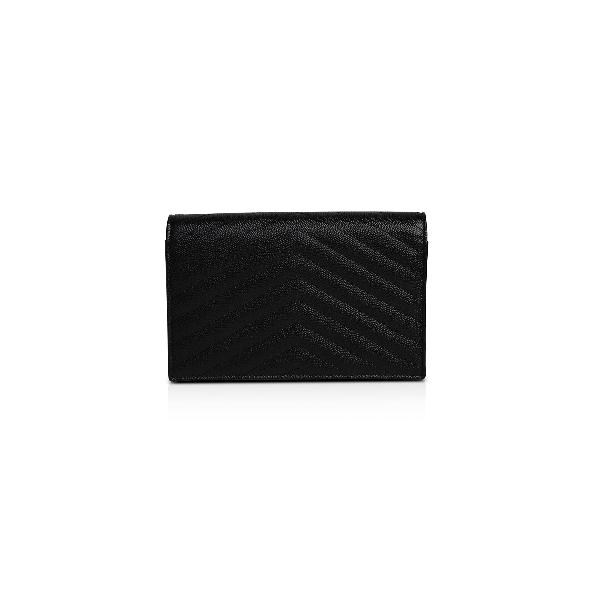 Saint Laurent Cassandre Envelope Chain Wallet w/ Box