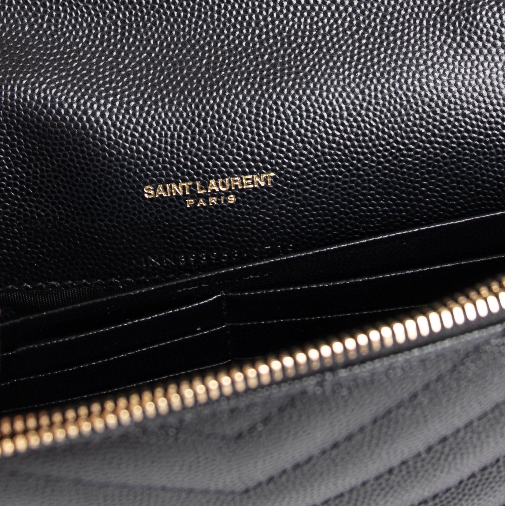 Saint Laurent Cassandre Envelope Chain Wallet w/ Box
