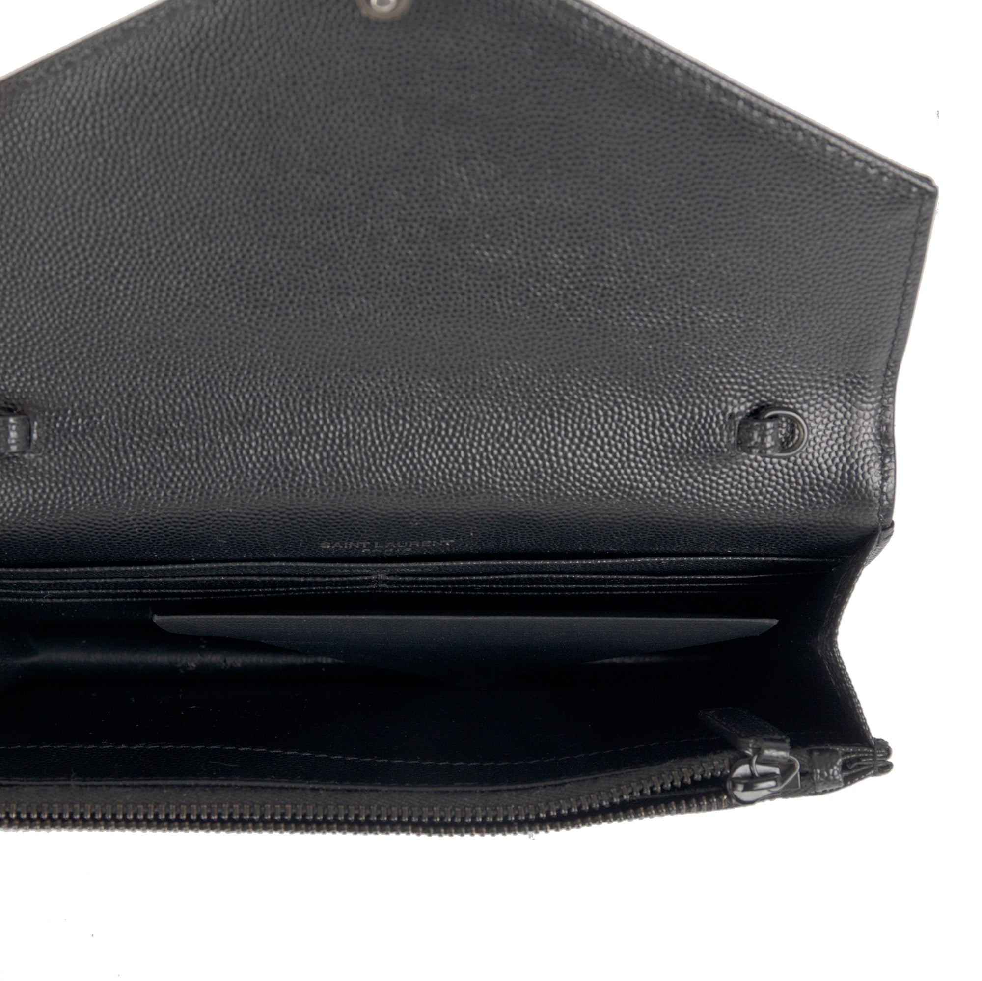 Saint Laurent Classic Monogram Envelope Chain Wallet