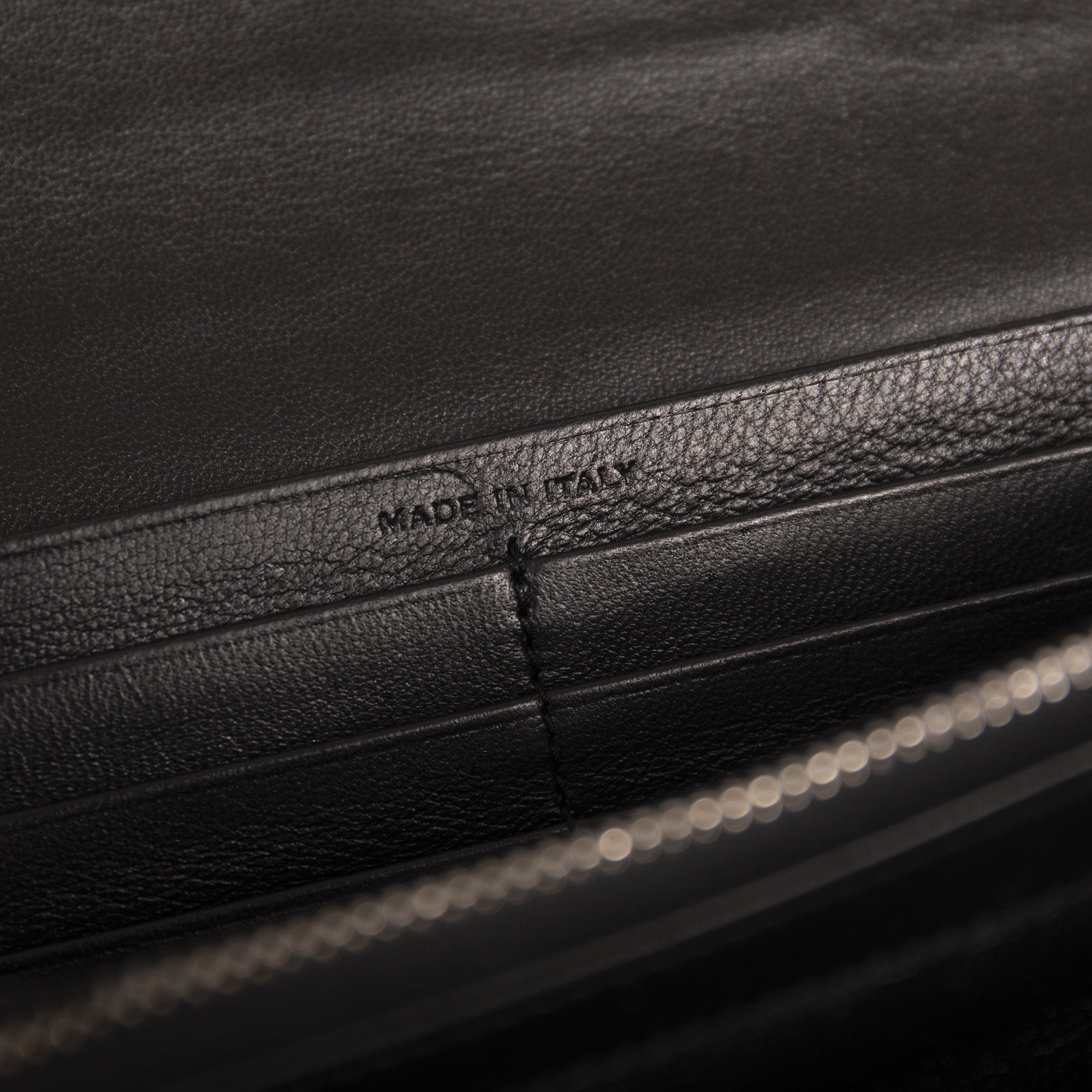 Saint Laurent Croc Embossed Continental Wallet