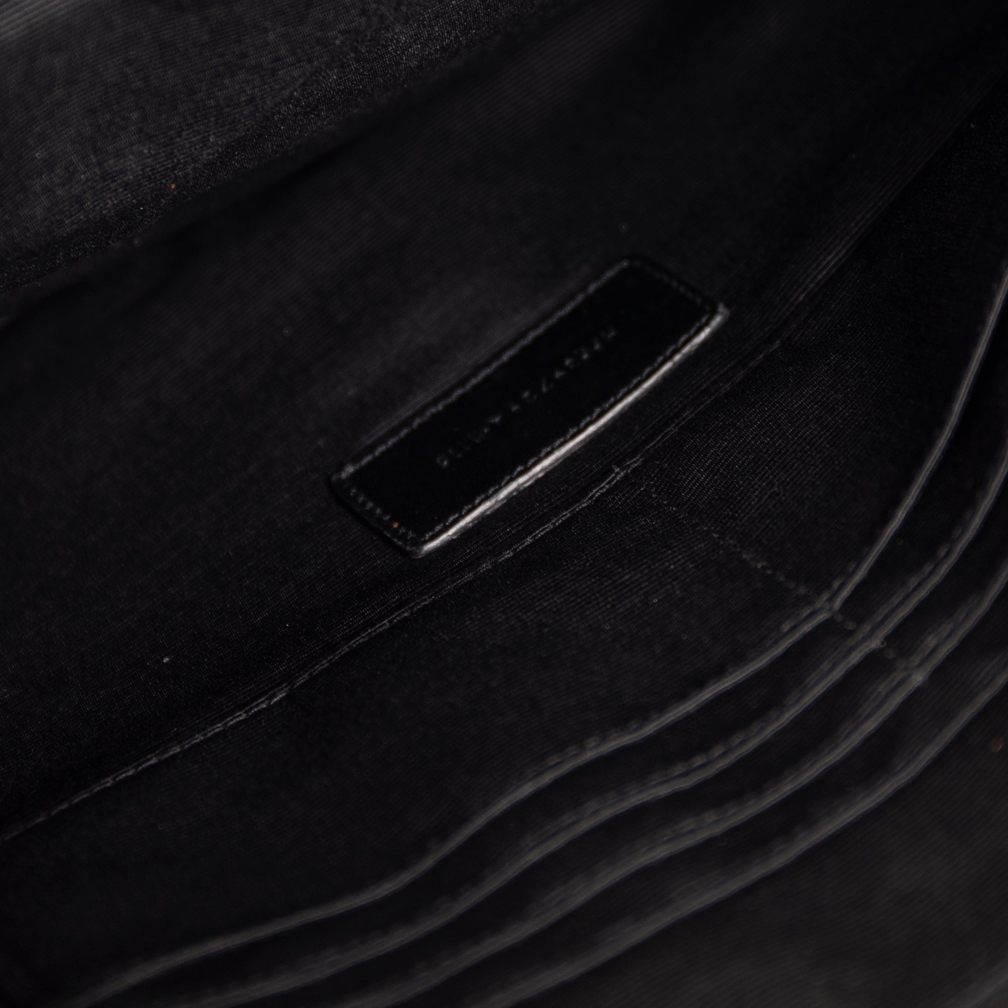 Saint Laurent Crocodile Embossed Zip Tablet Holder