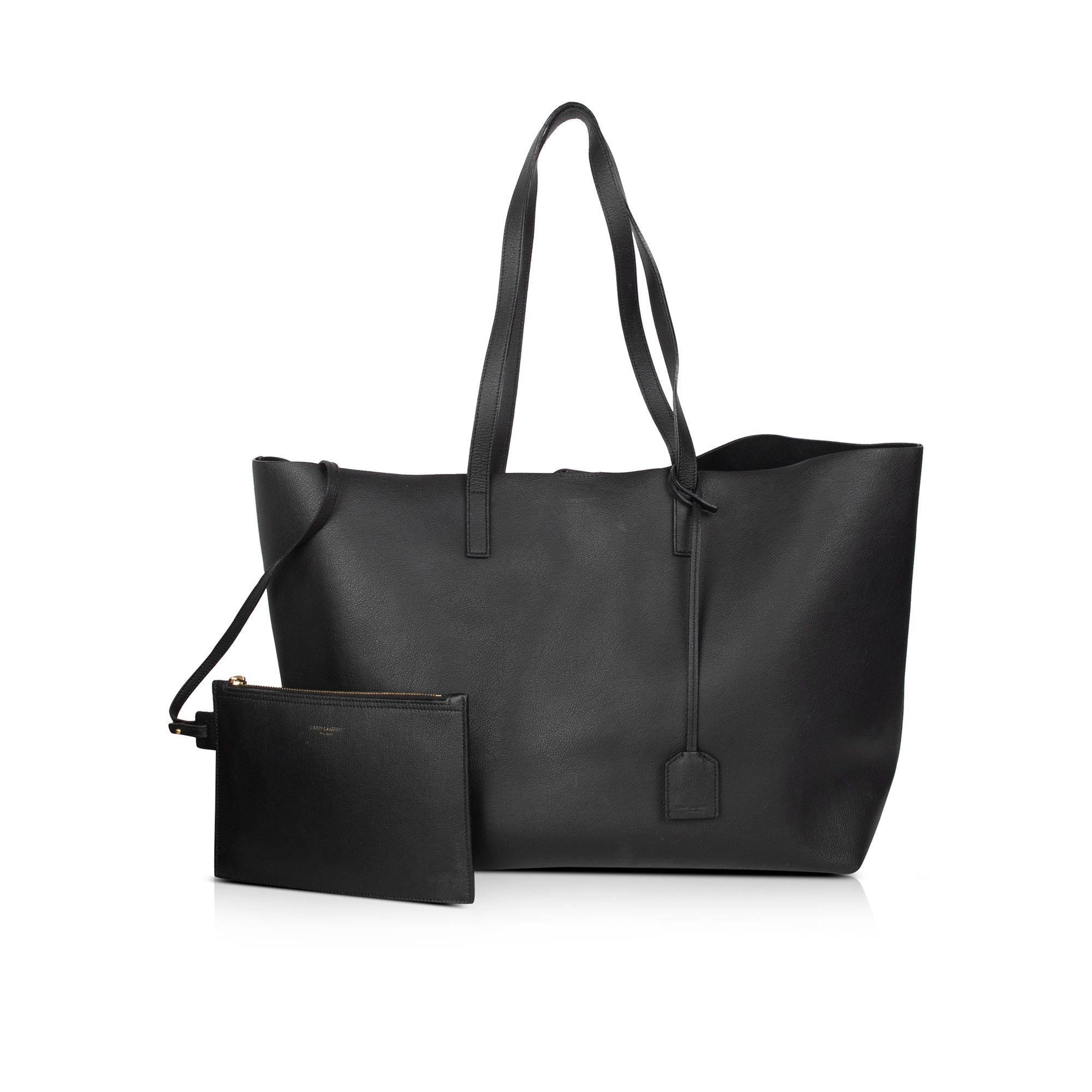 Saint Laurent E/W Shopping Tote w/ Pouch