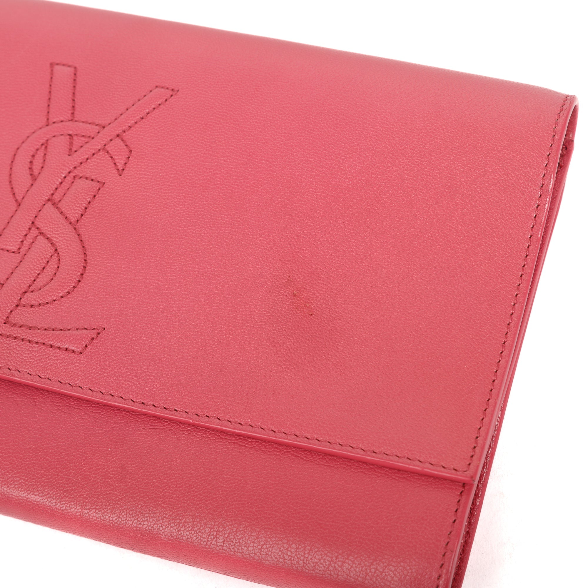 Saint Laurent Large Belle de Jour Clutch w/ Box