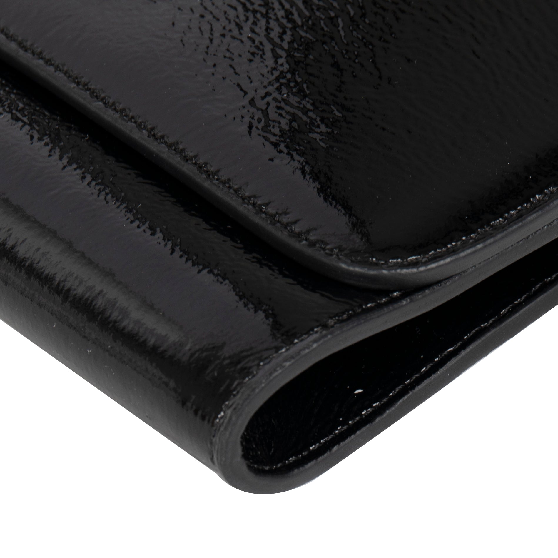 Saint Laurent Large Patent Leather Belle de Jour Clutch