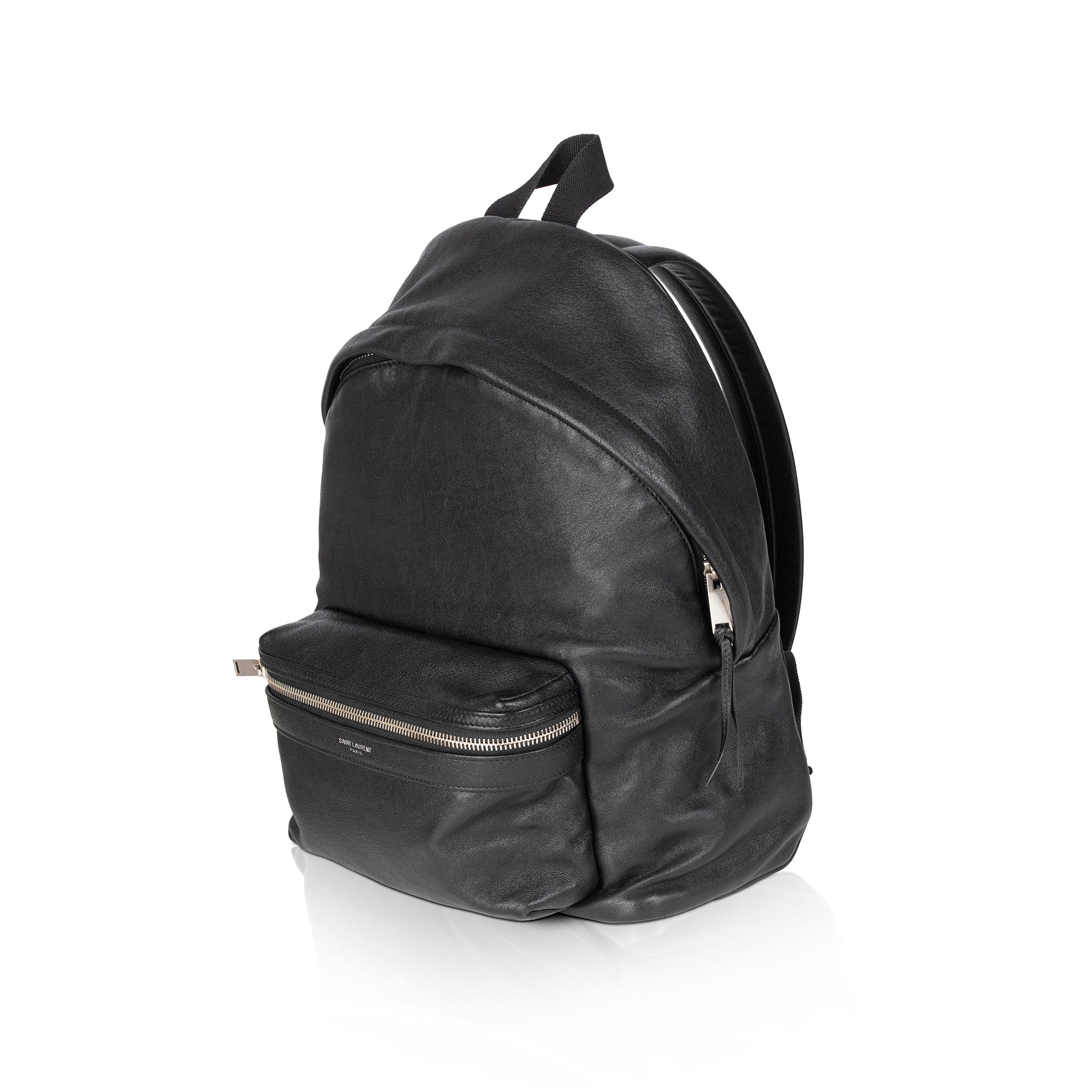 Saint Laurent Leather City Backpack