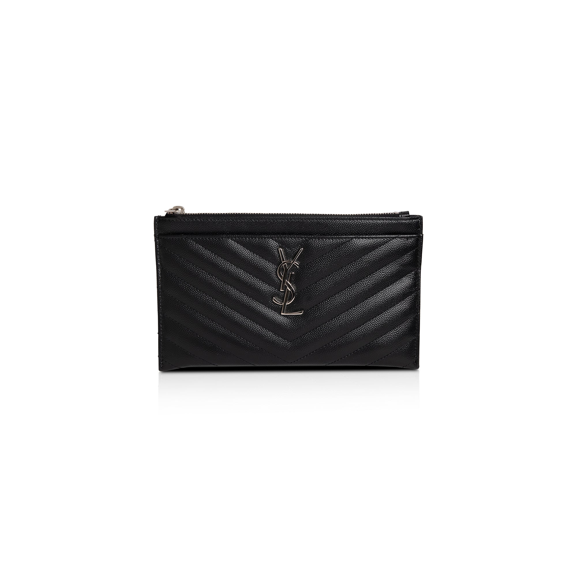 Saint Laurent Matelasse Cassandre Bill Pouch w/ Box