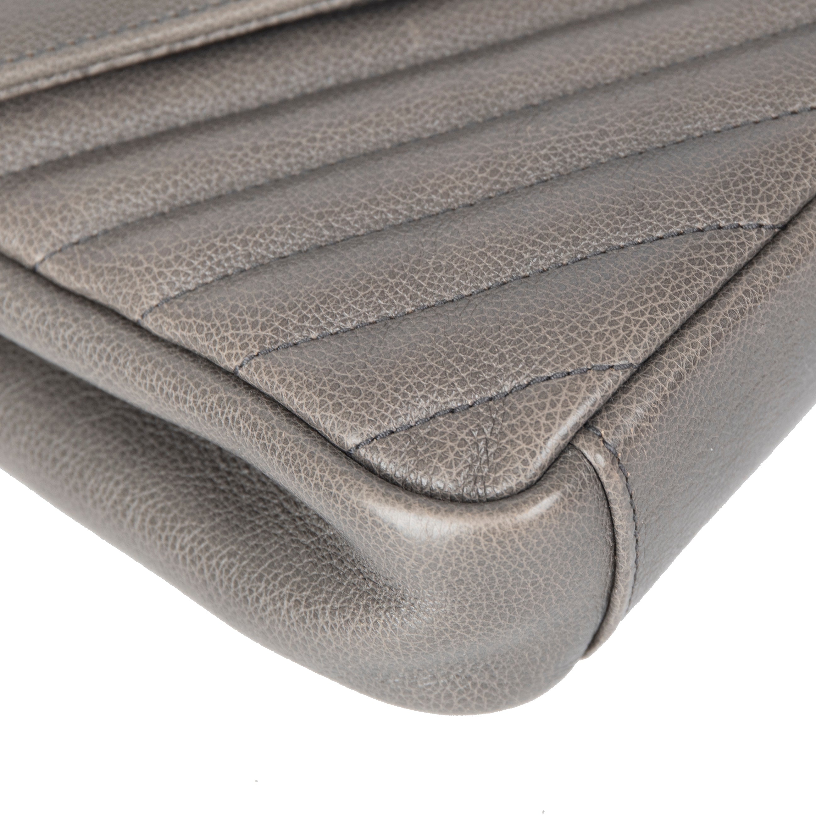 Saint Laurent Medium Chevron College Bag w/ Box & Receipt