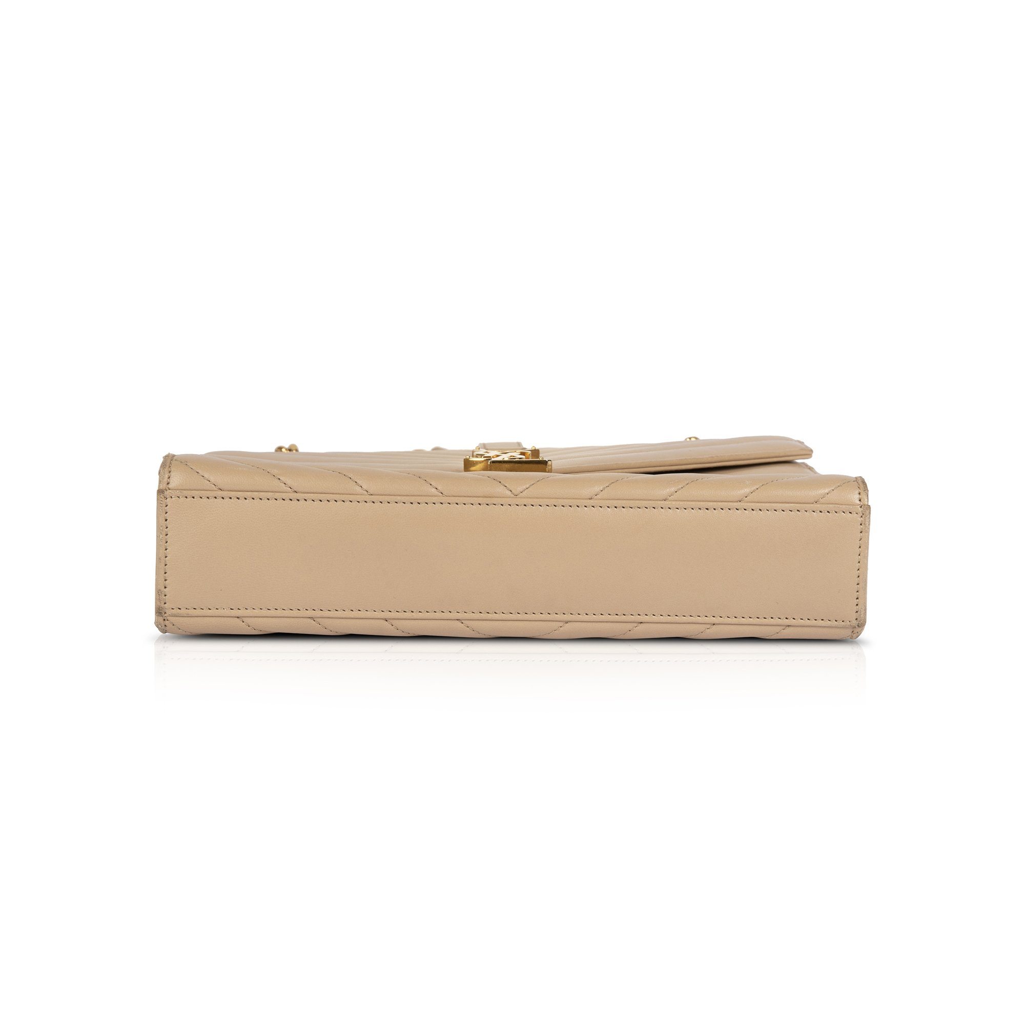 Saint Laurent Medium Monogram Envelope Chain Bag w/ Box