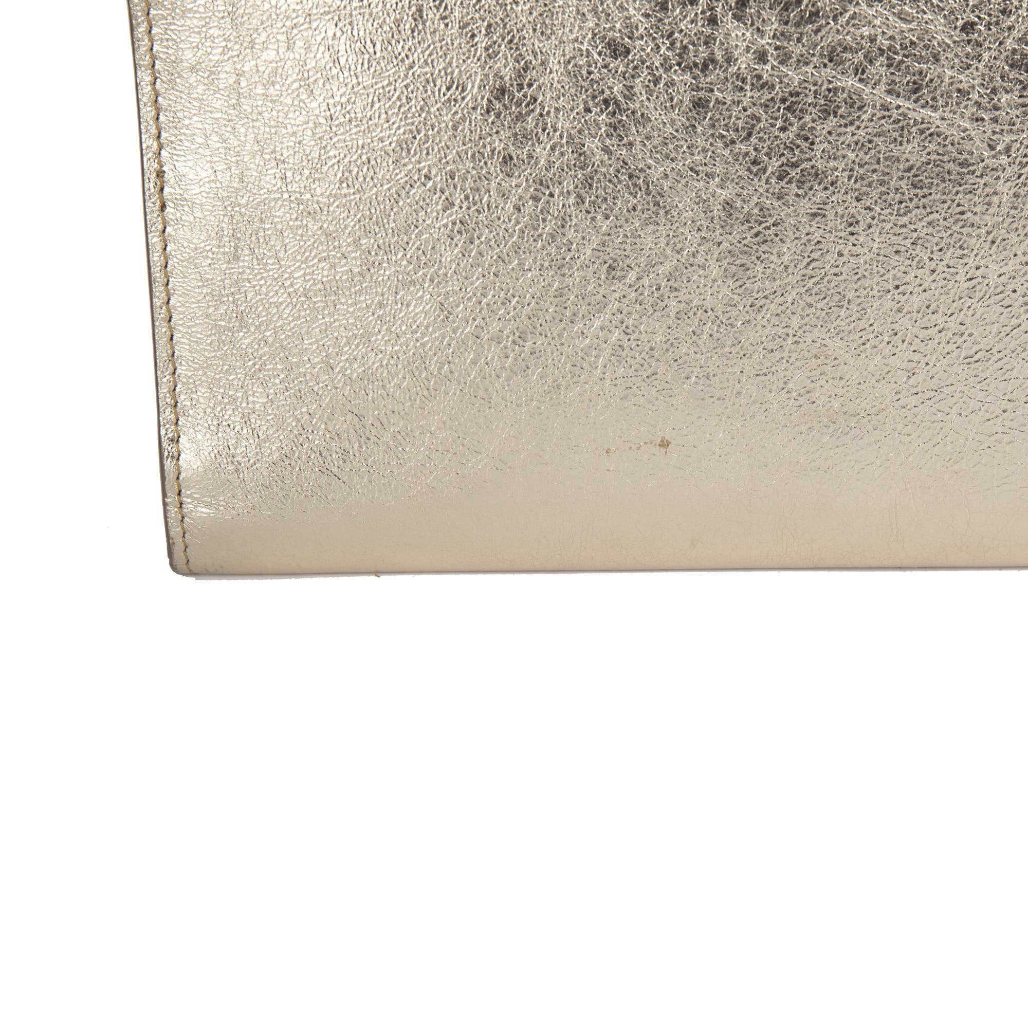 Saint Laurent Metallic Belle De Jour Clutch