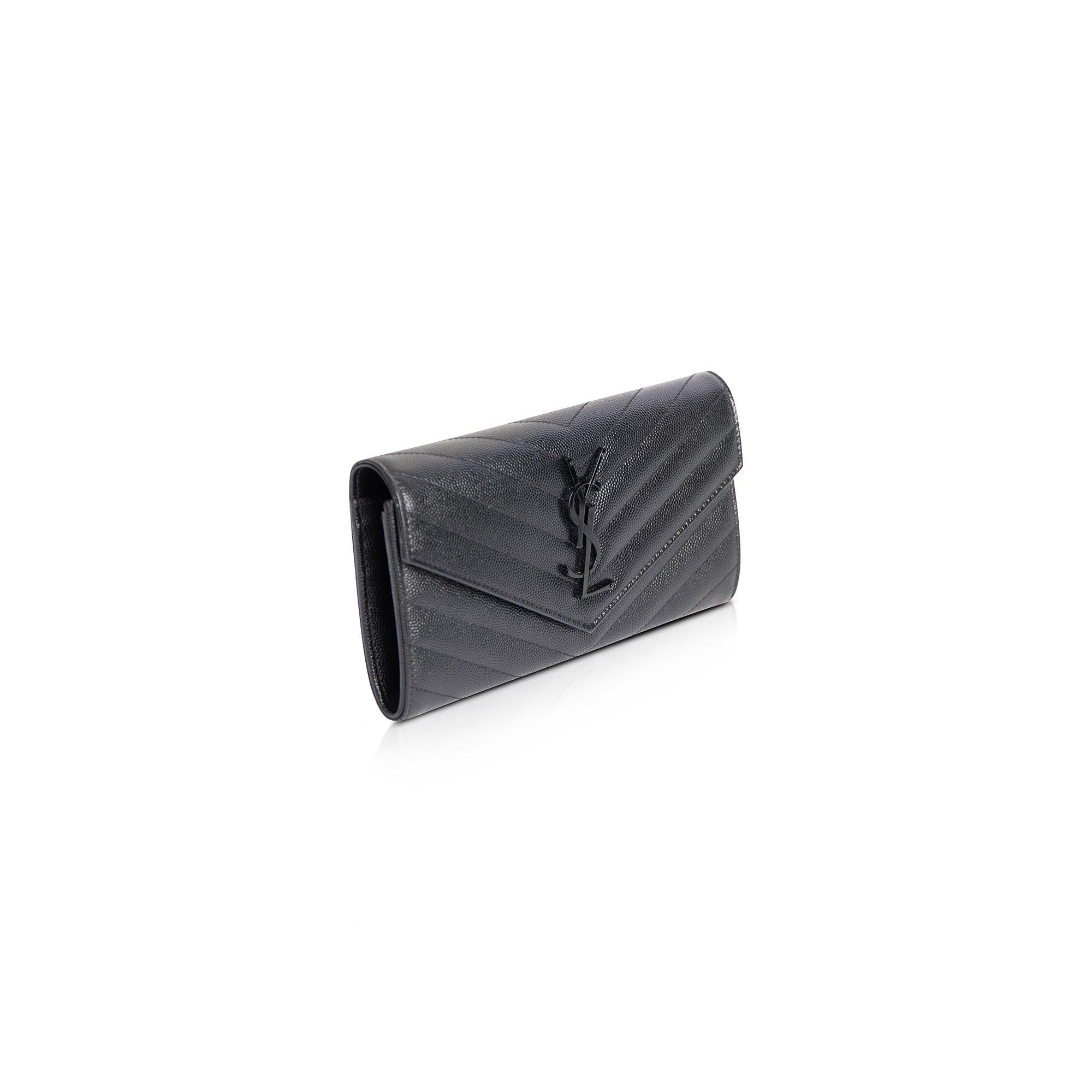 Saint Laurent Monogram Cassandre Envelope Wallet w/ Box