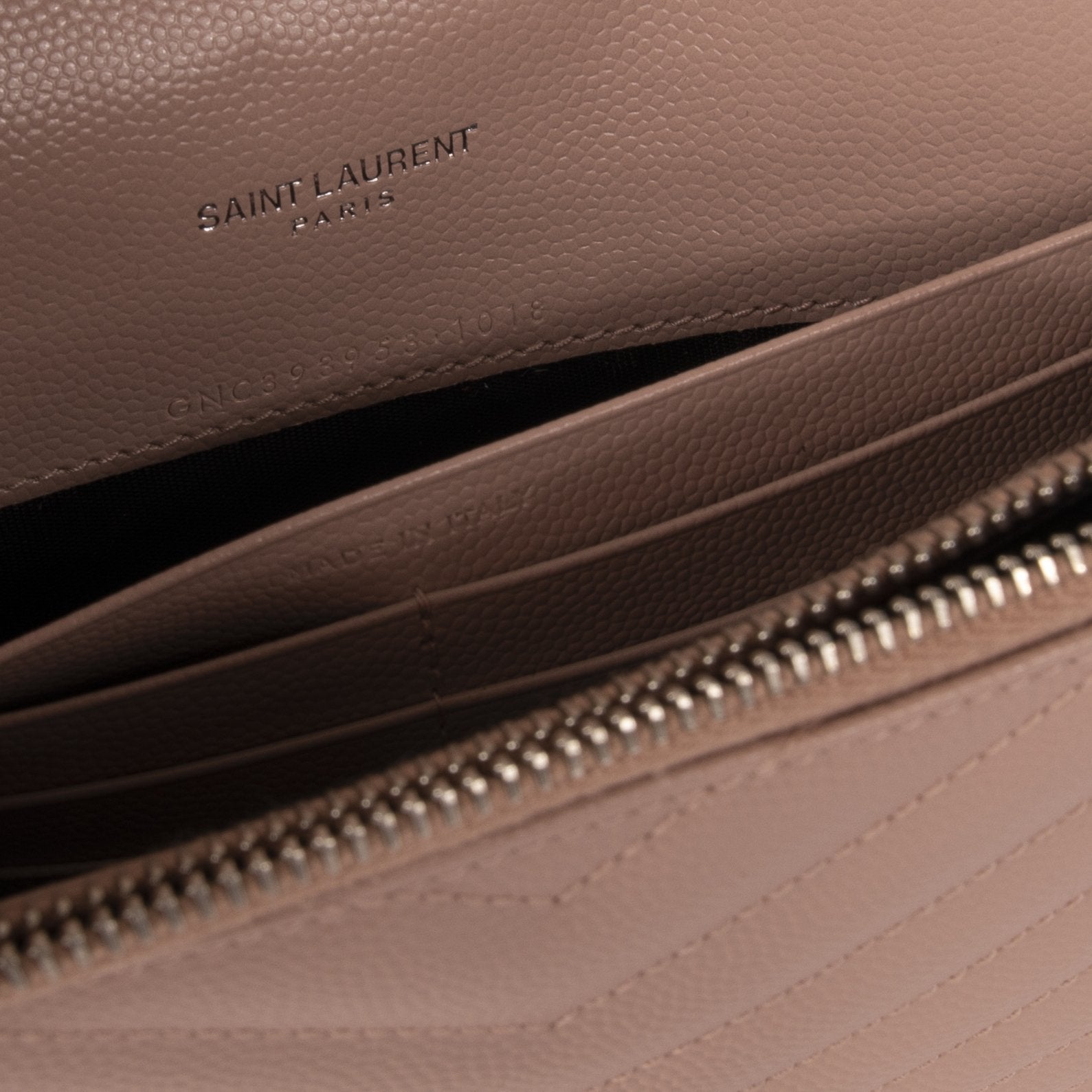 Saint Laurent Monogram Matelasse Envelope Chain Wallet