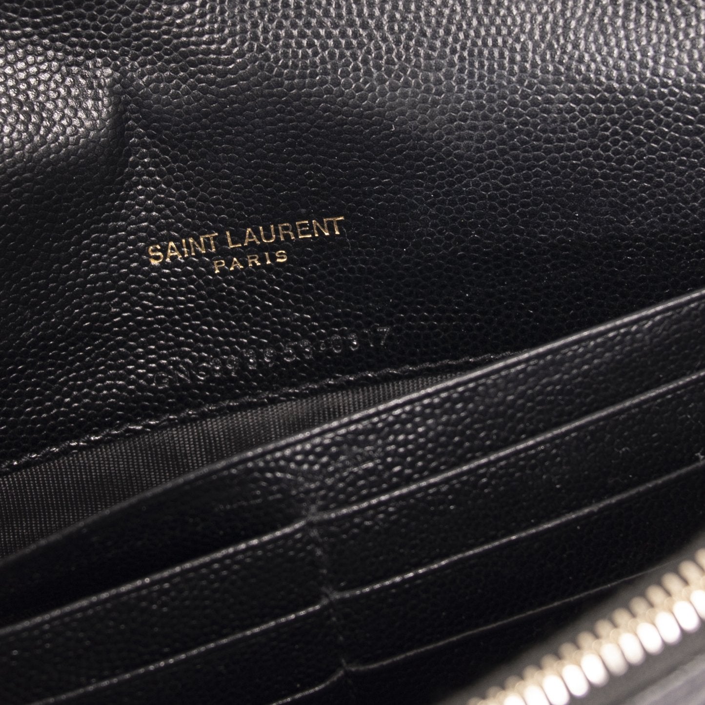 Saint Laurent Monogram Matelasse Envelope Chain Wallet w/ Box