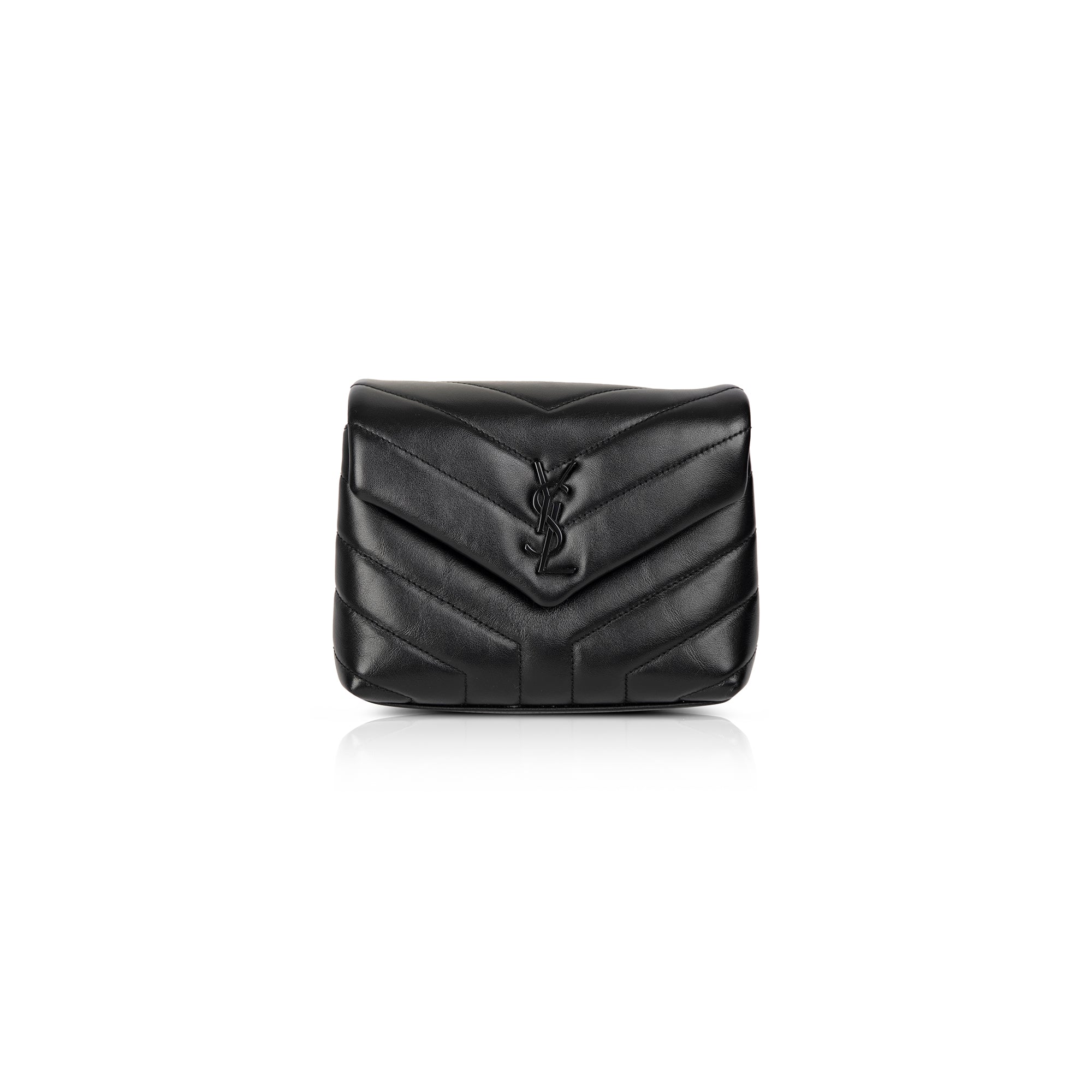 Saint Laurent Monogram Matelasse Toy Loulou Crossbody Bag w/ Box
