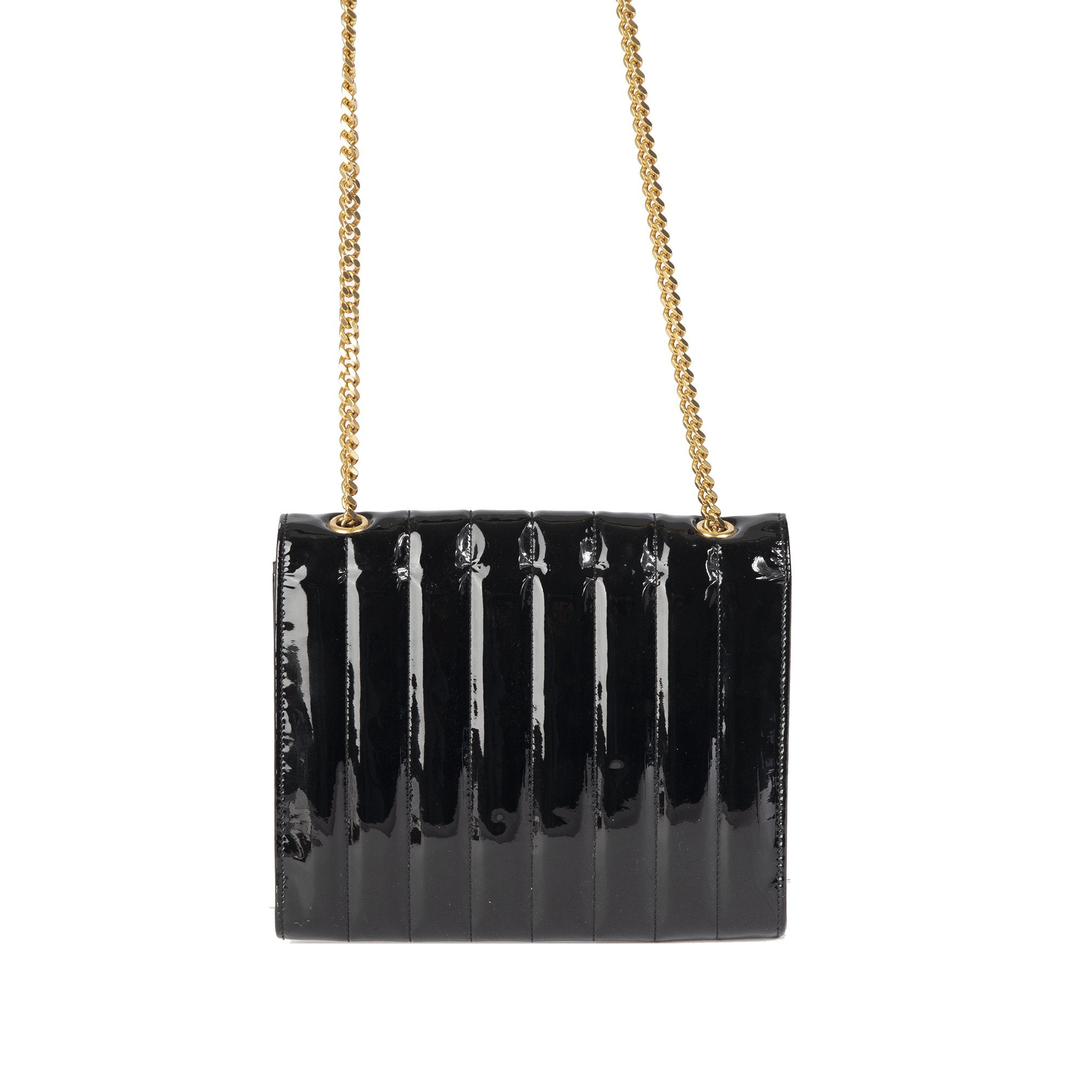 Saint Laurent Monogram Vicky Chain Wallet w/ Box