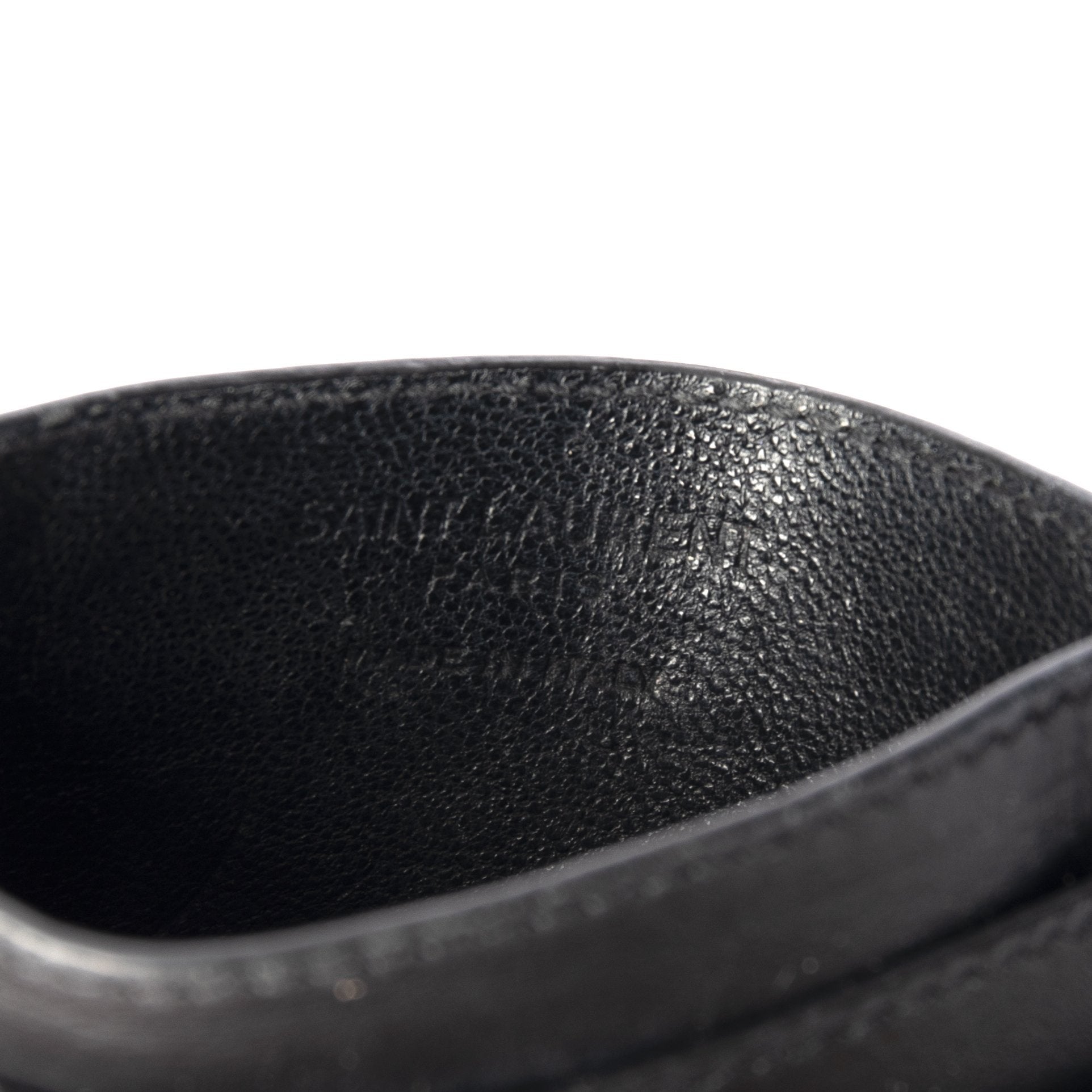 Saint Laurent Patch Leather Card Holder