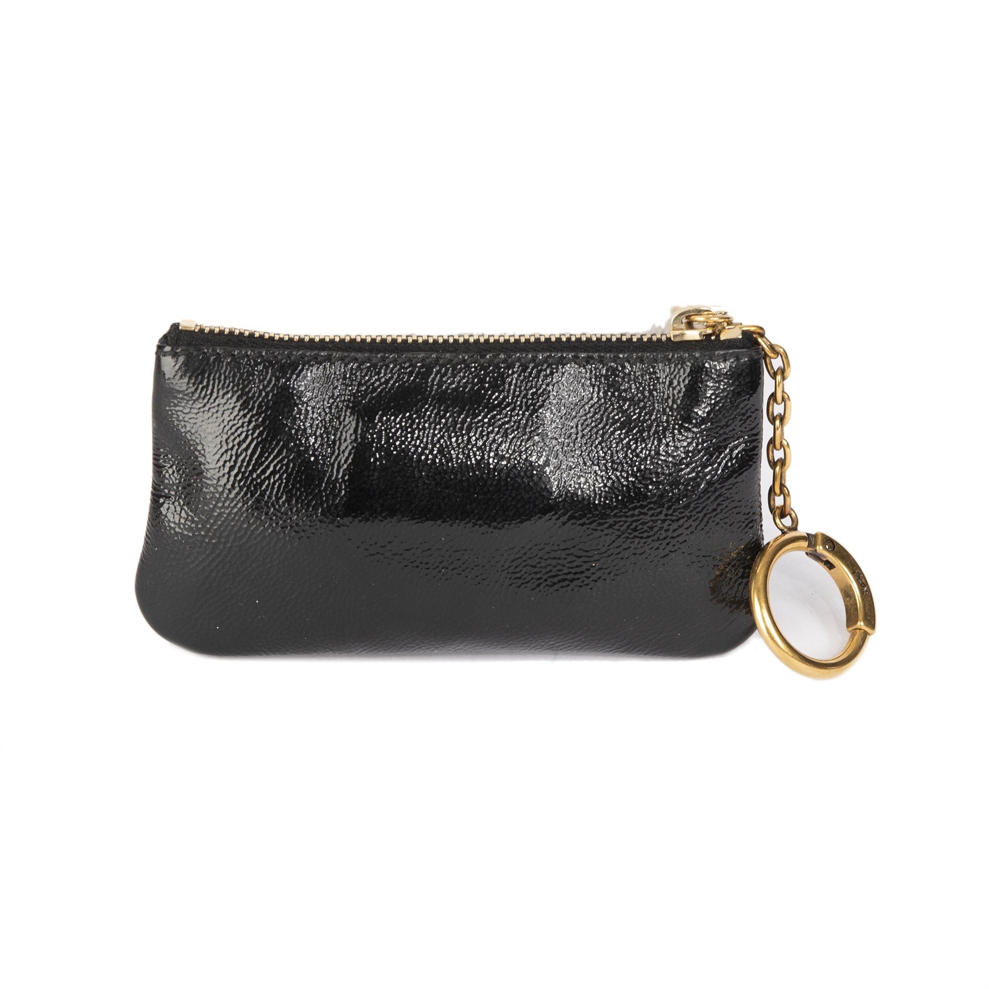Saint Laurent Patent Leather Key Pouch
