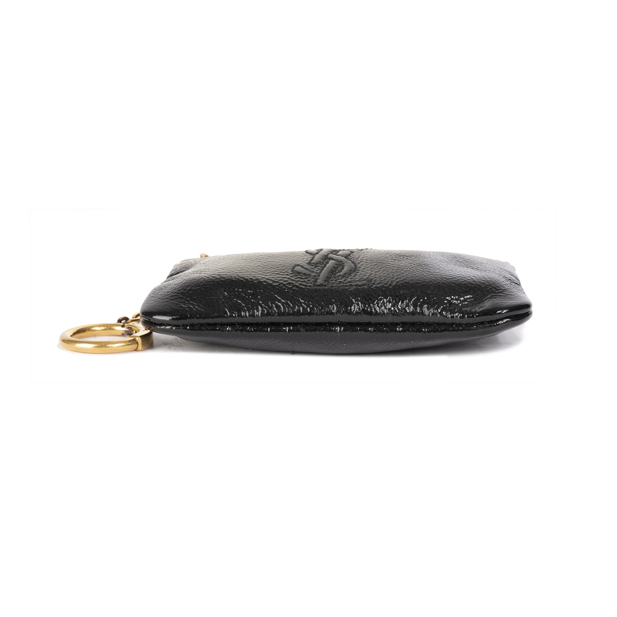 Saint Laurent Patent Leather Key Pouch
