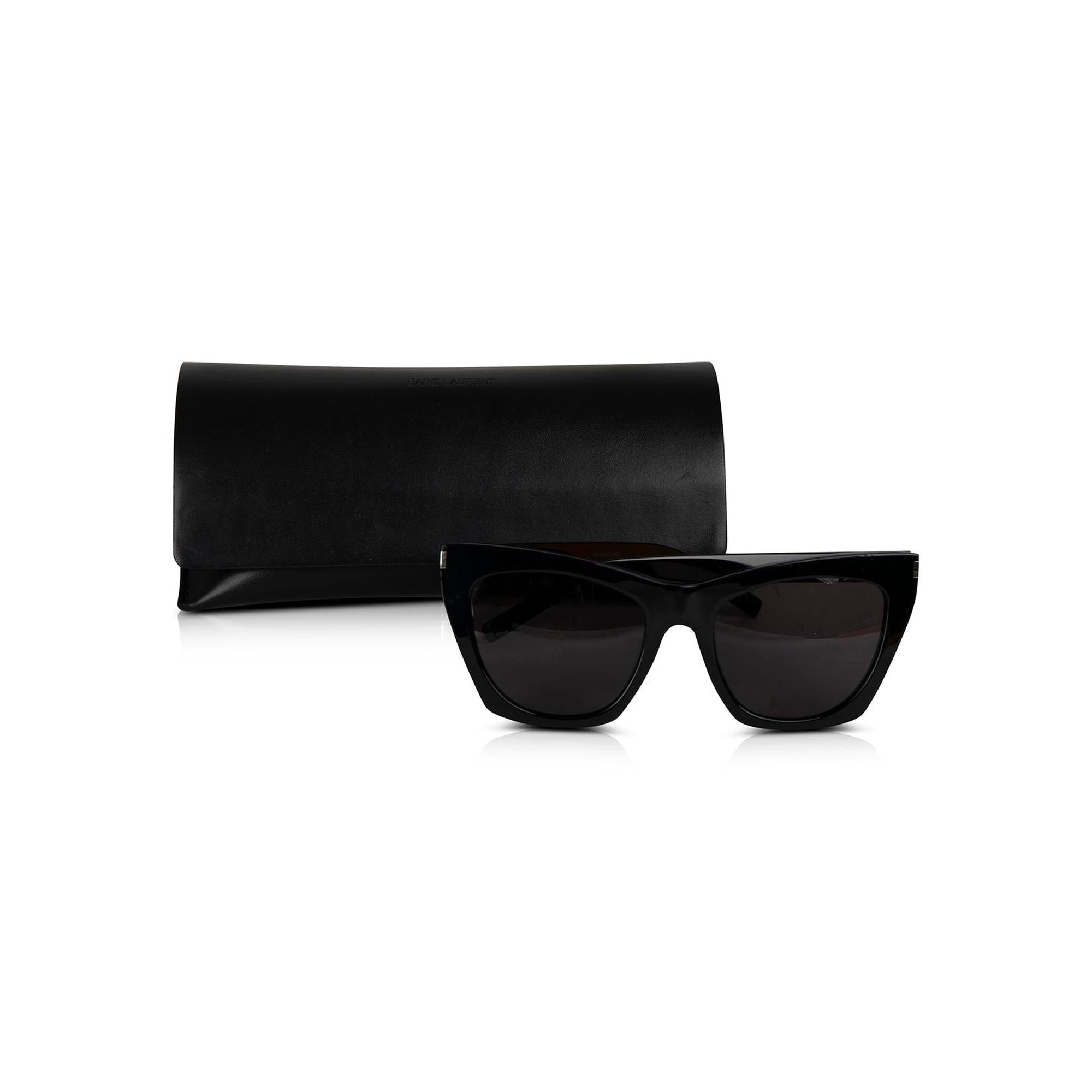 Saint Laurent SL214 Kate New Wave Sunglasses w/ Case