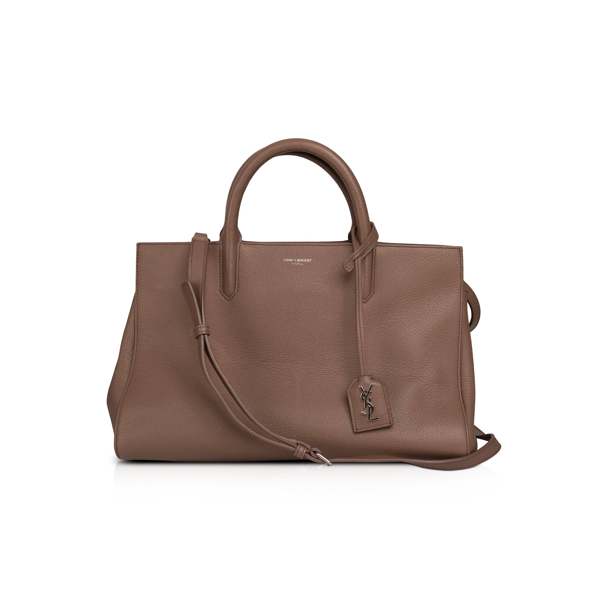 Saint Laurent Small Rive Gauche Cabas w/ Strap