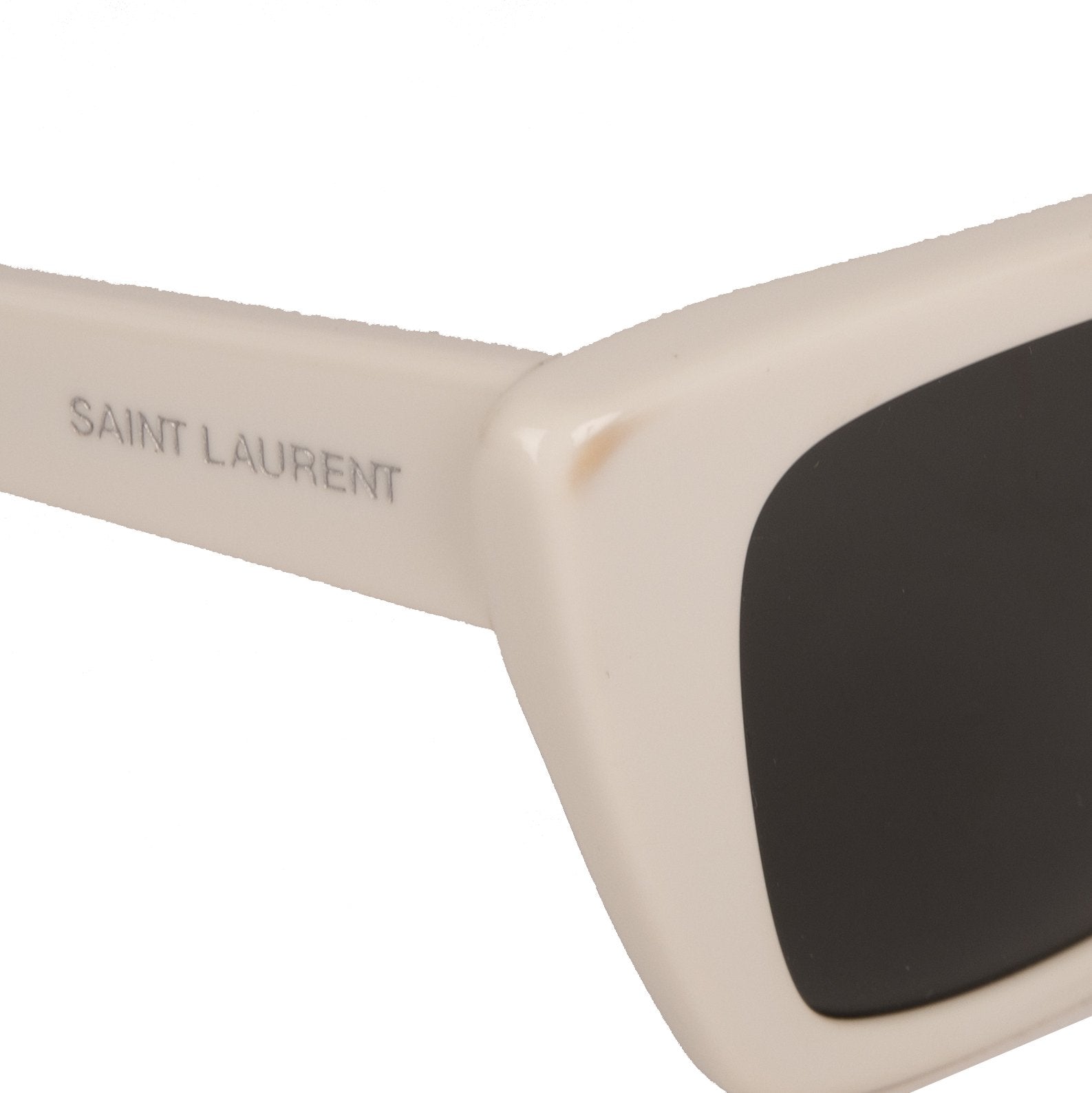 Saint Laurent White SL 276 MICA Sunglasses w/ Case