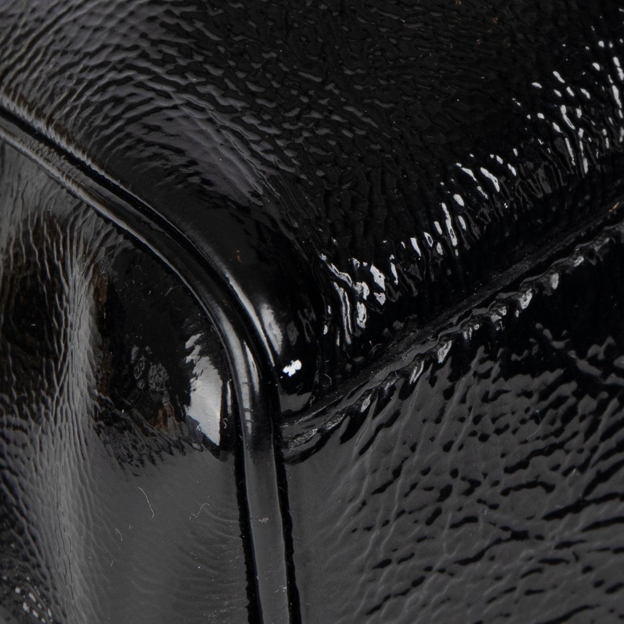 Saint Laurent Y Mail Patent Leather Handle Bag